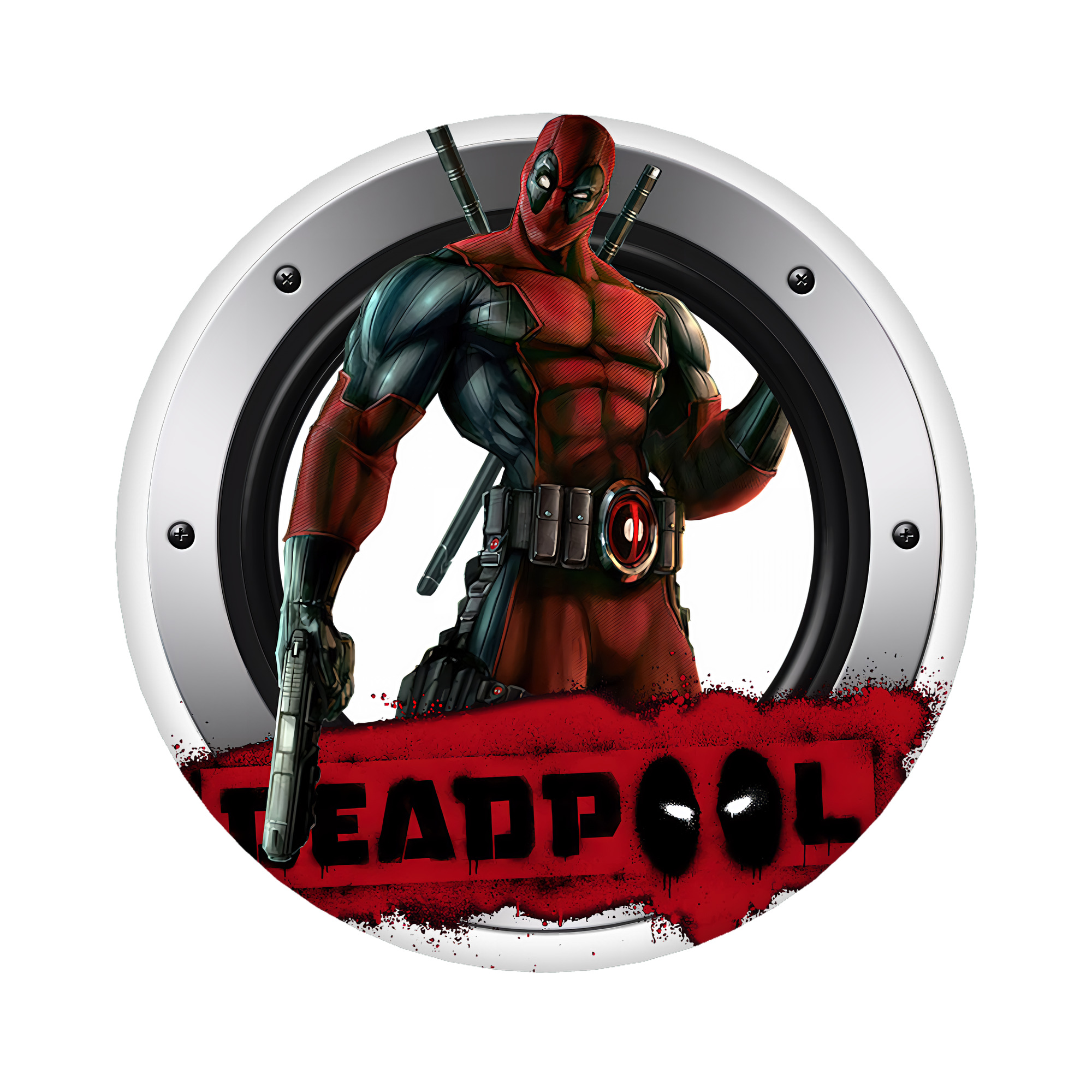 （画像用） Deadpool デッドプール 6cm 缶バッジ 複数セット