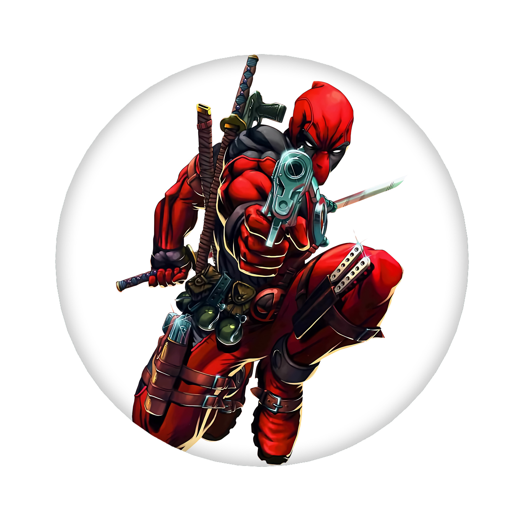 （画像用） Deadpool デッドプール 6cm 缶バッジ 複数セット