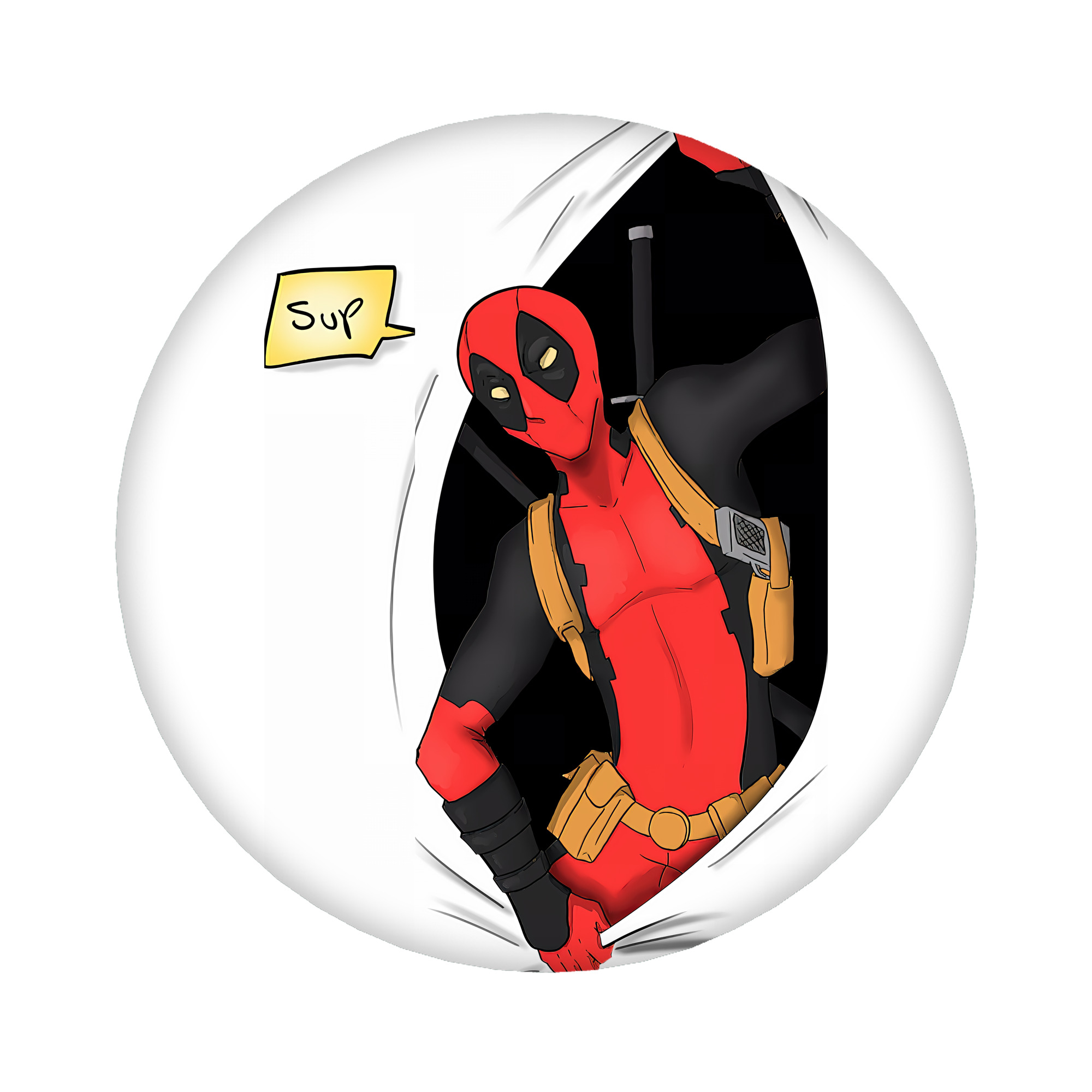 （画像用） Deadpool デッドプール 6cm 缶バッジ 複数セット