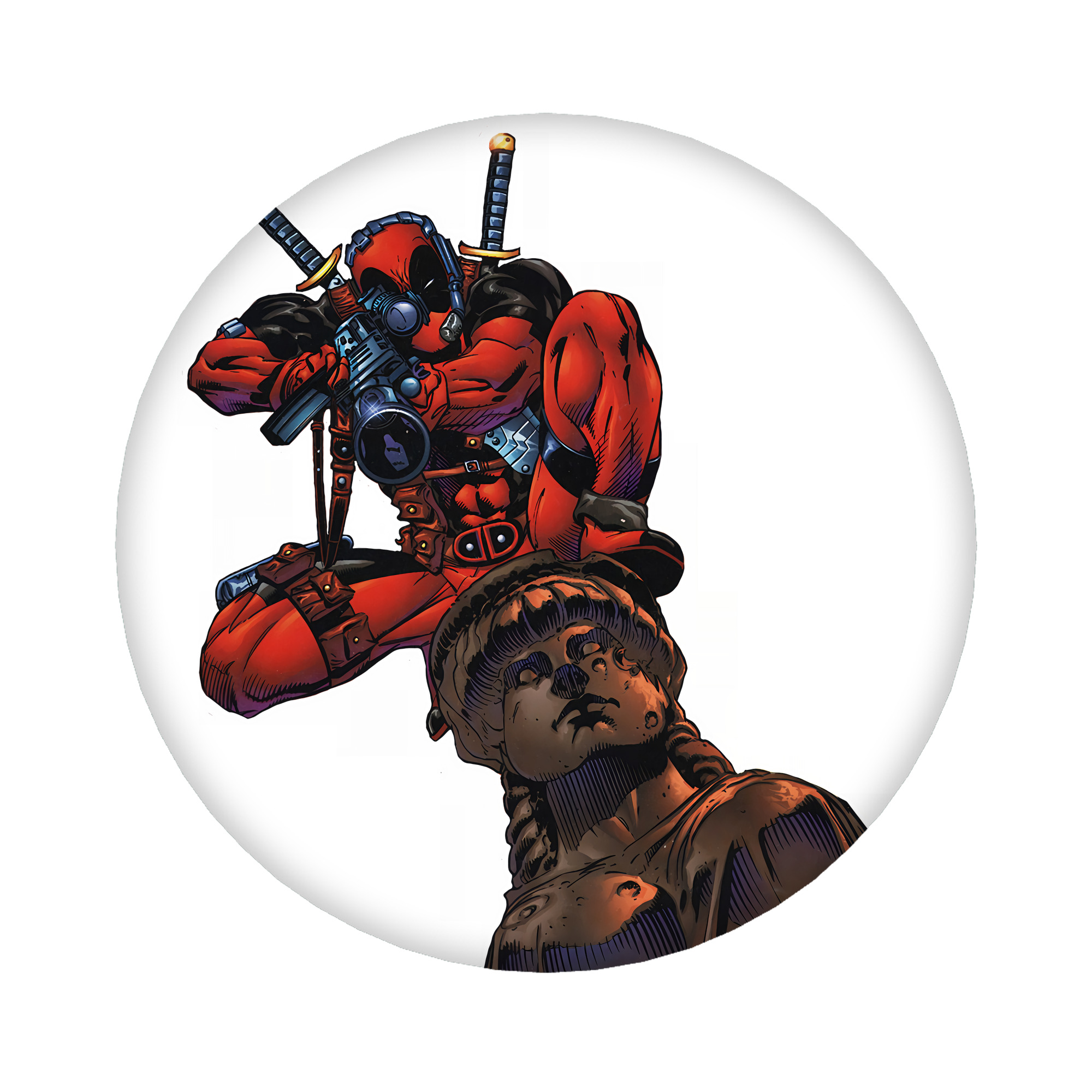（画像用） Deadpool デッドプール 6cm 缶バッジ 複数セット