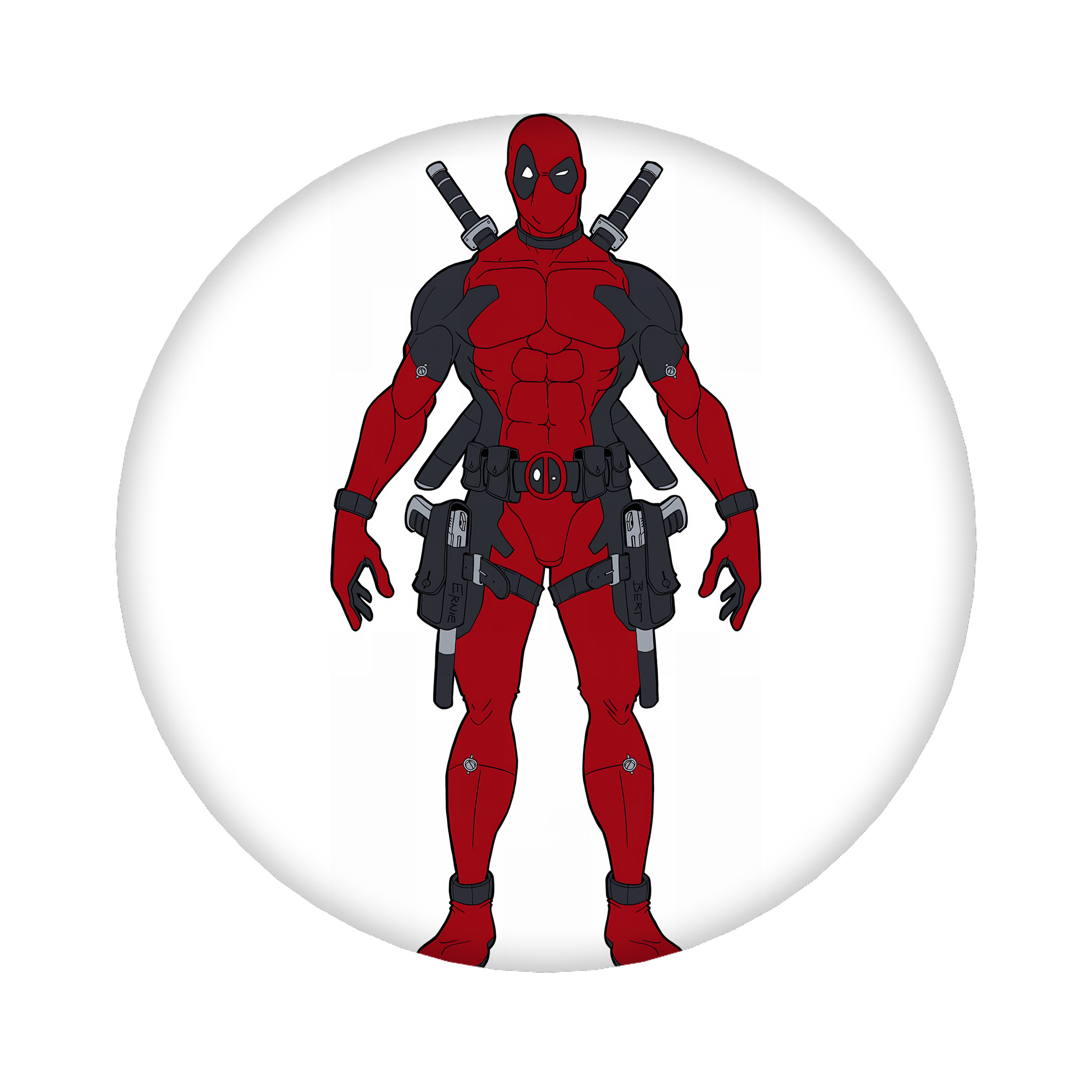 （画像用） Deadpool デッドプール 6cm 缶バッジ 複数セット