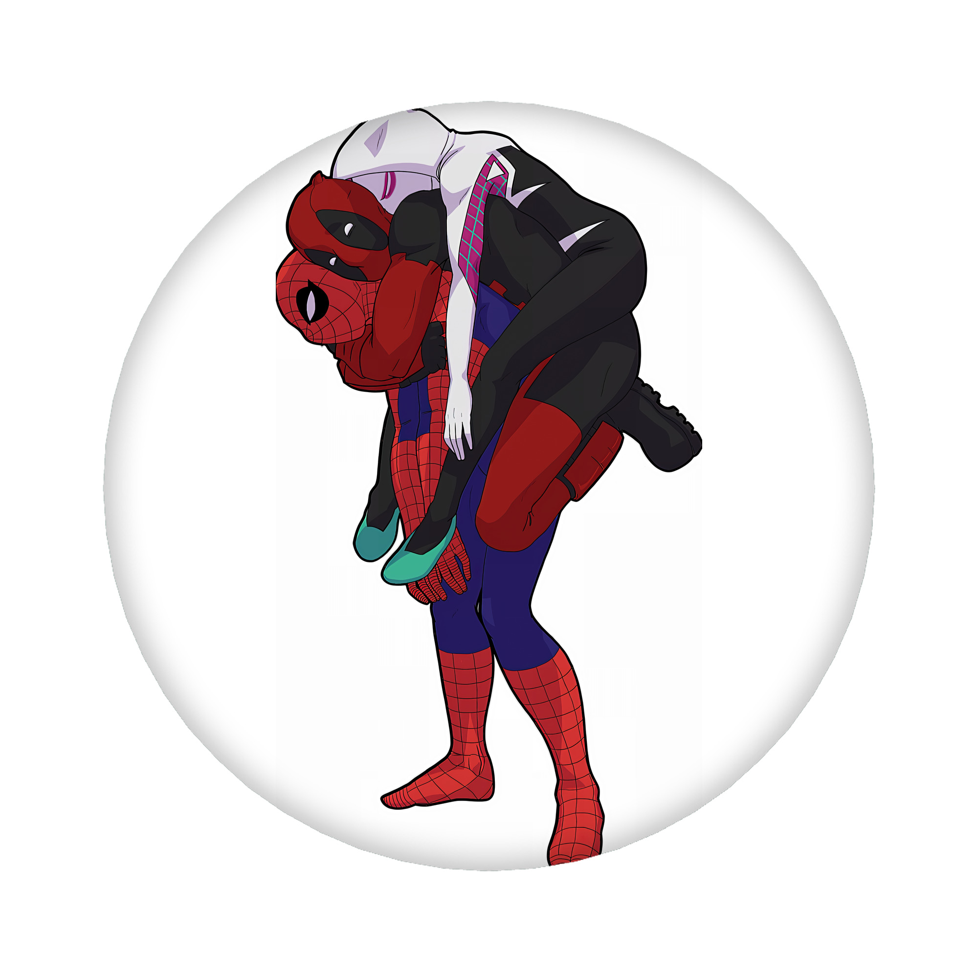 （画像用） Deadpool デッドプール 6cm 缶バッジ 複数セット