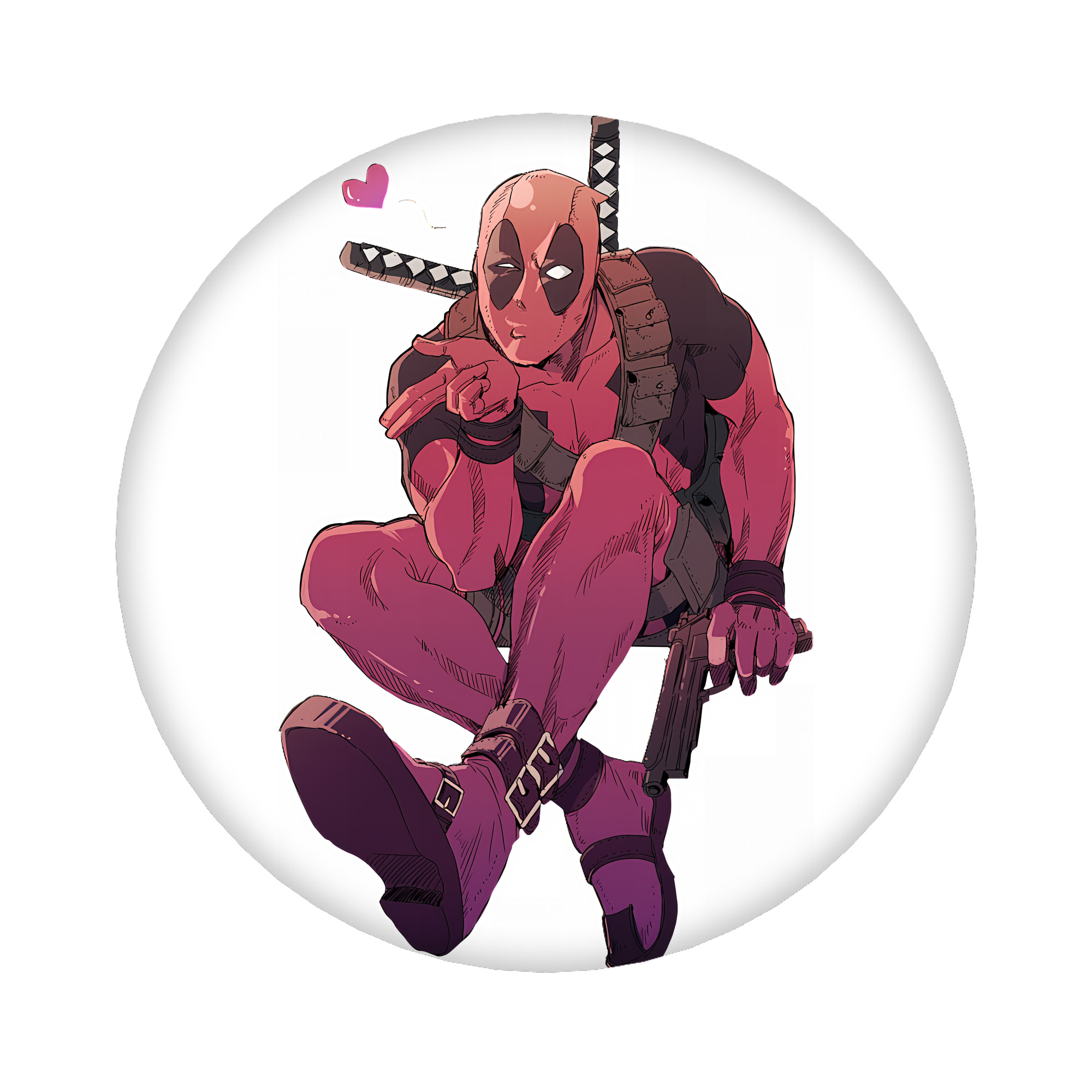 （画像用） Deadpool デッドプール 6cm 缶バッジ 複数セット