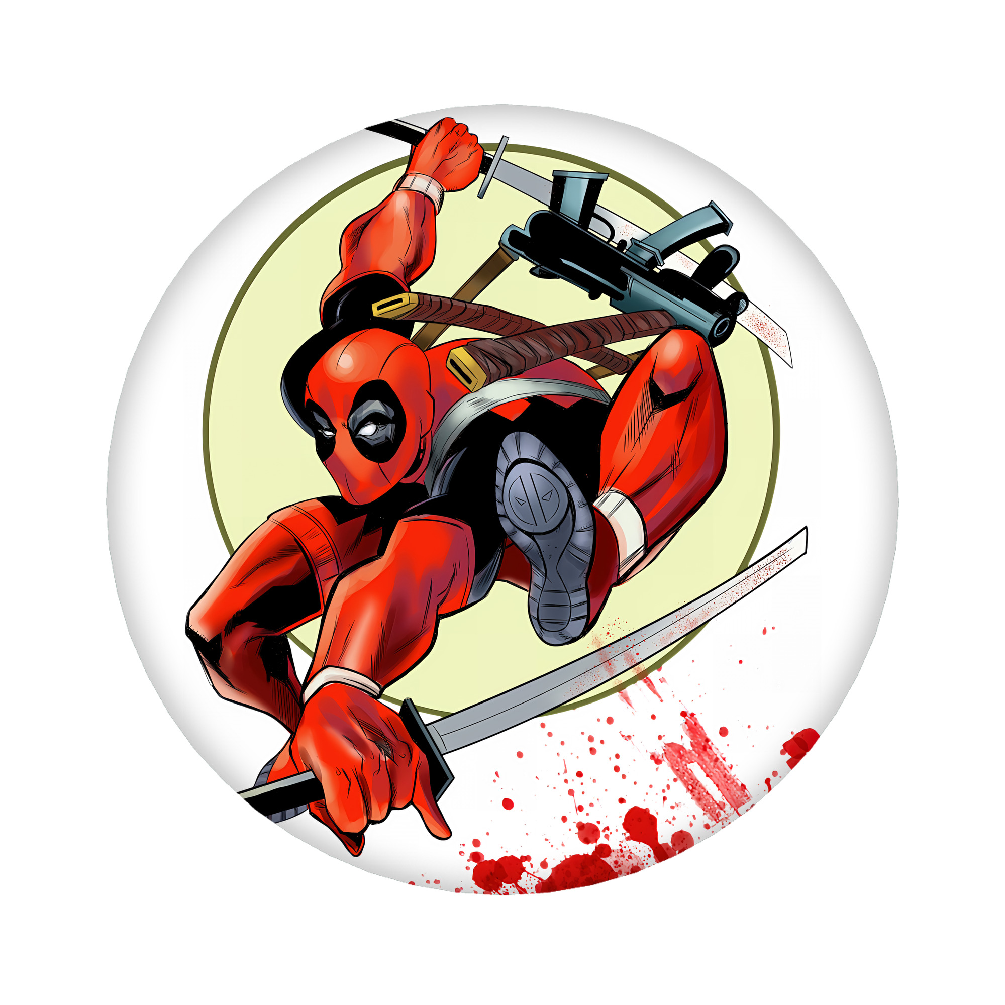 （画像用） Deadpool デッドプール 6cm 缶バッジ 複数セット