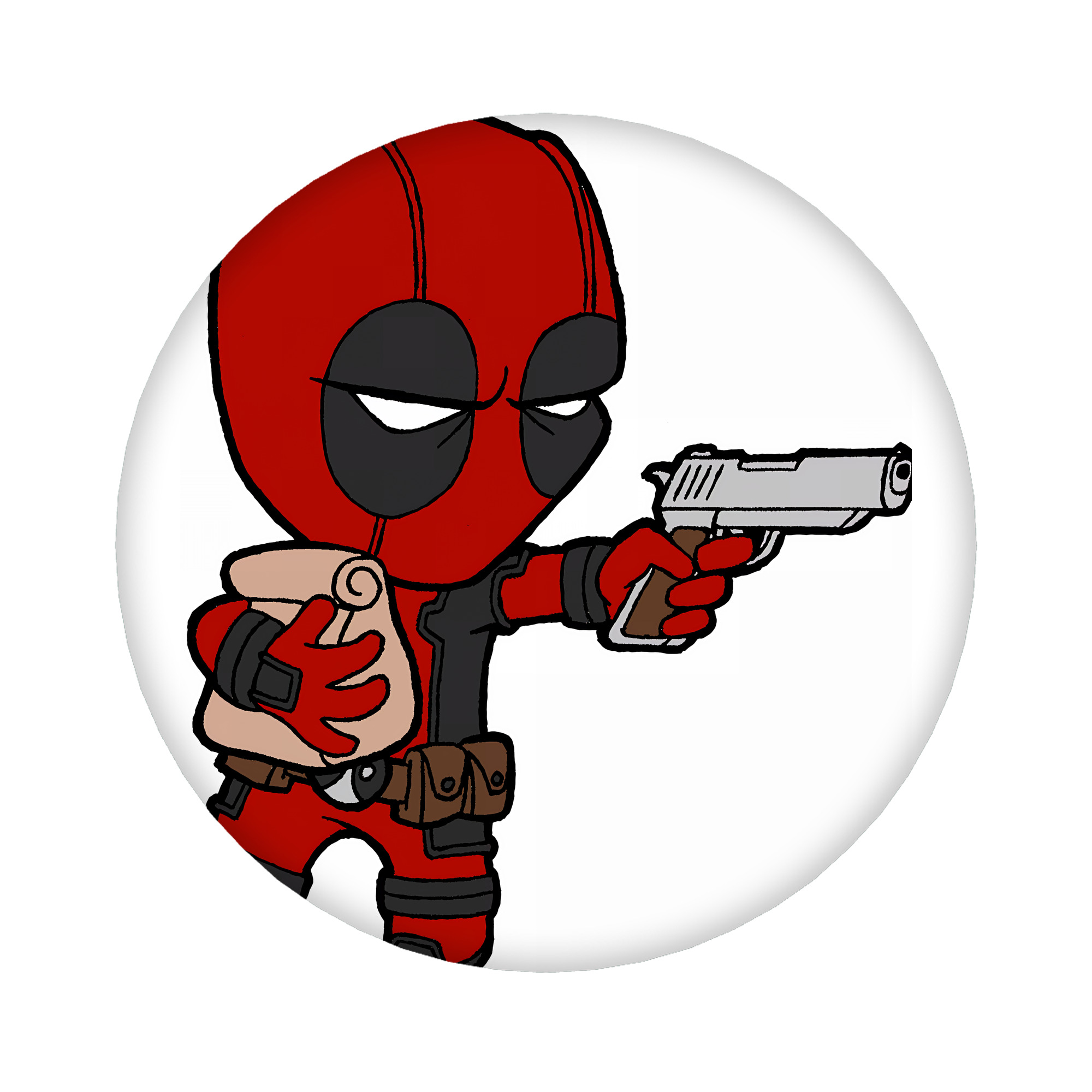 （画像用） Deadpool デッドプール 6cm 缶バッジ 複数セット
