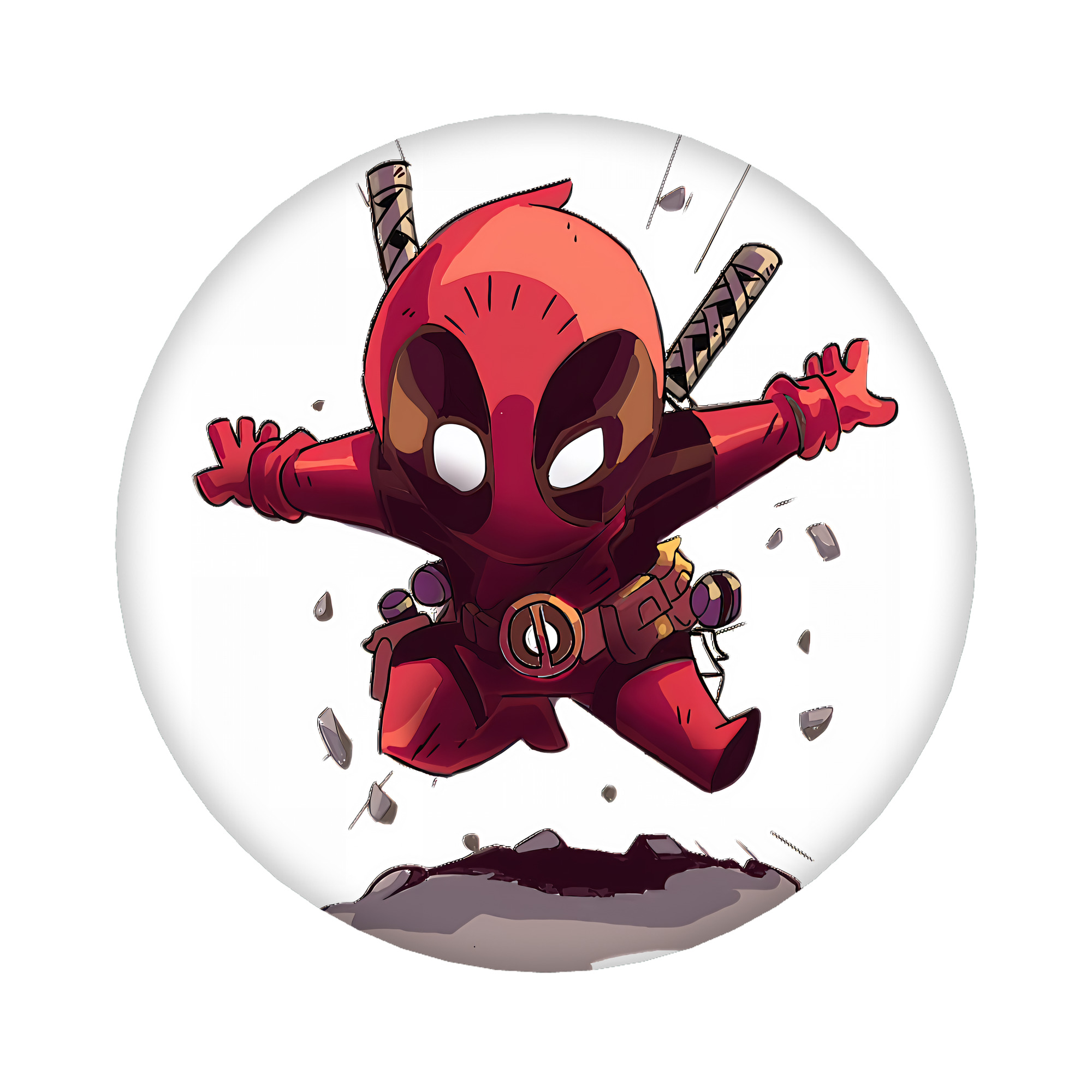（画像用） Deadpool デッドプール 6cm 缶バッジ 複数セット