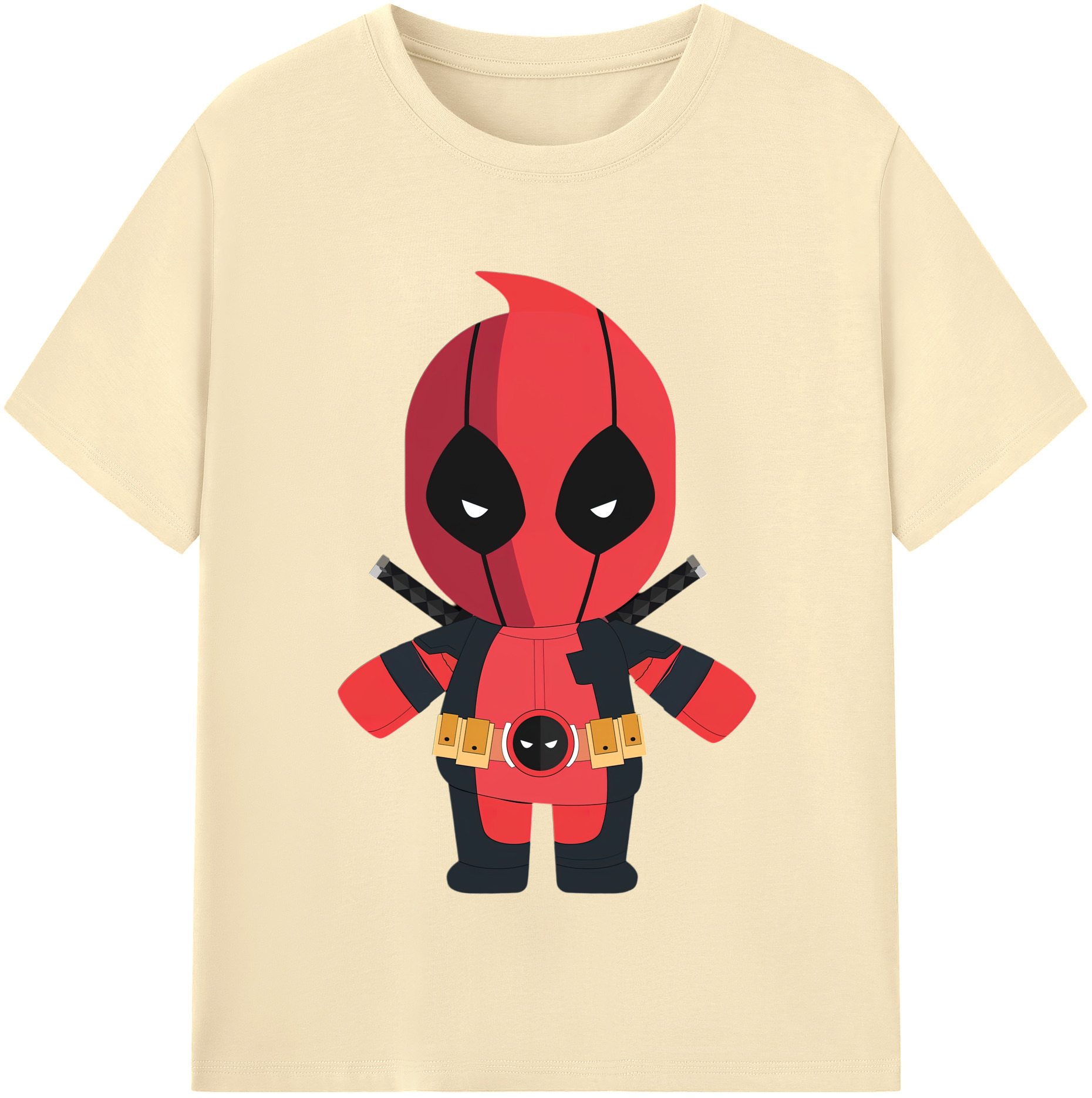 （画像用） Deadpool デッドプール 綿100％半袖Tシャツ（フロントプリント）