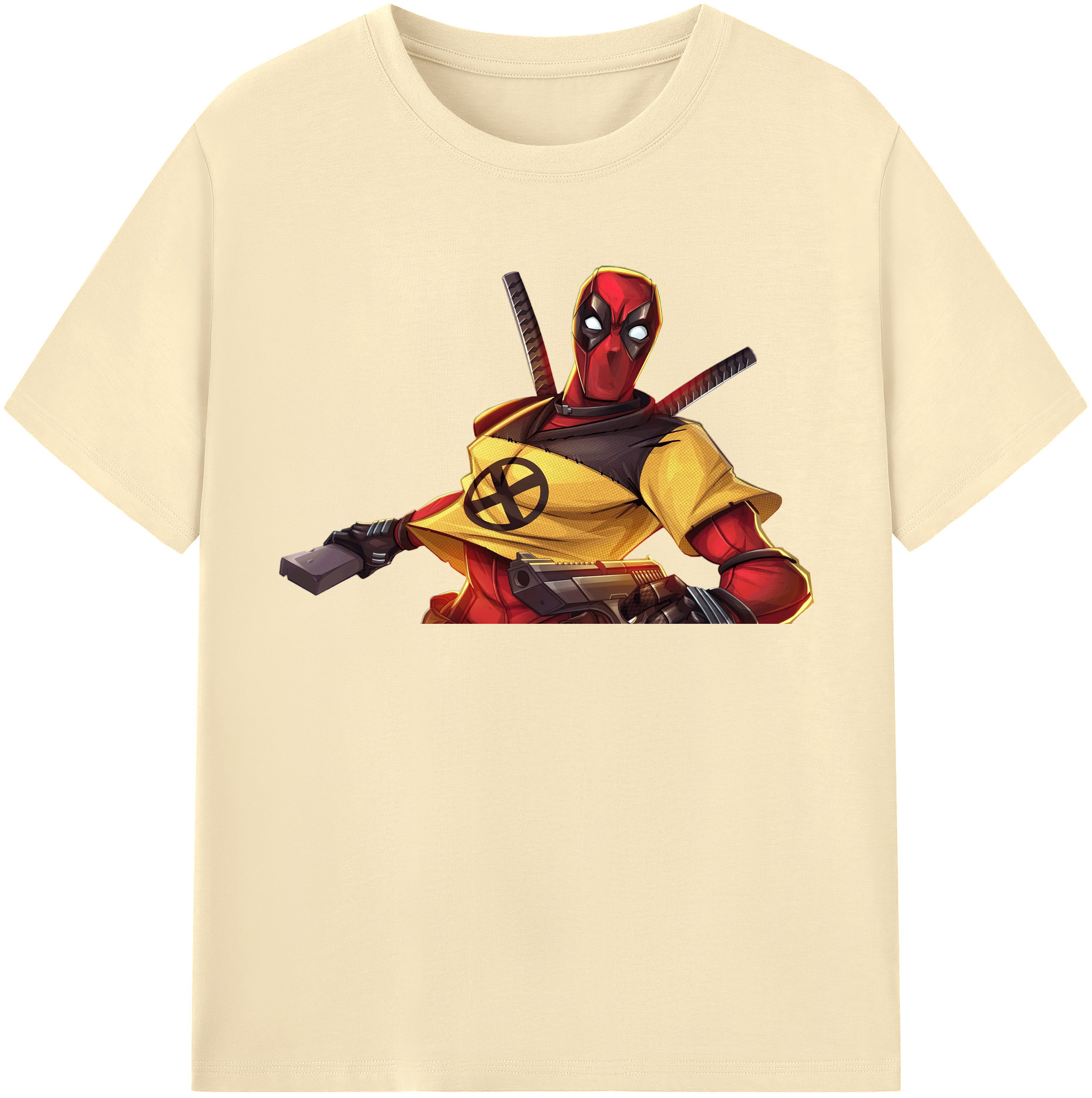 （画像用） Deadpool デッドプール 綿100％半袖Tシャツ（フロントプリント）