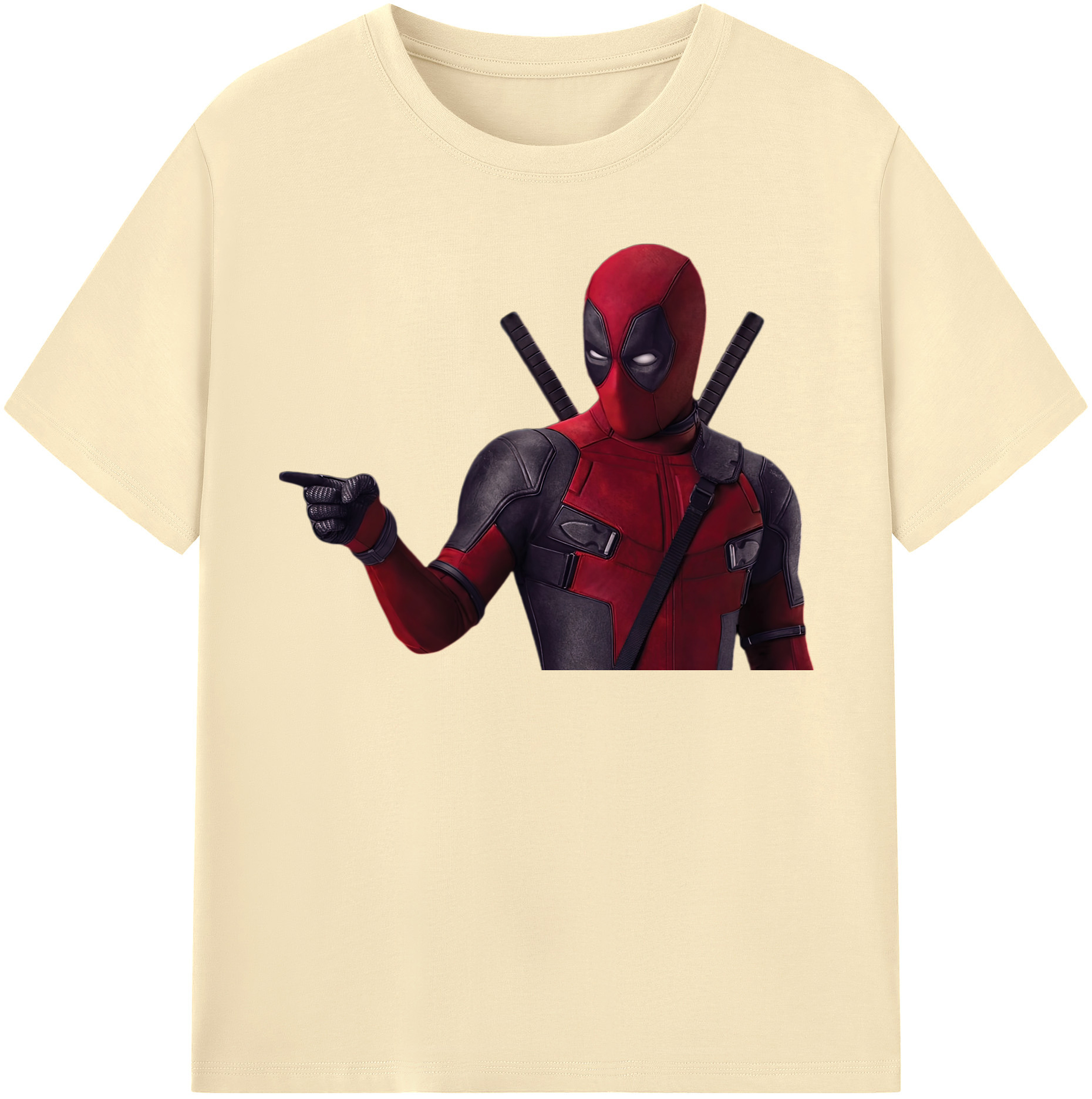 （画像用） Deadpool デッドプール 綿100％半袖Tシャツ（フロントプリント）