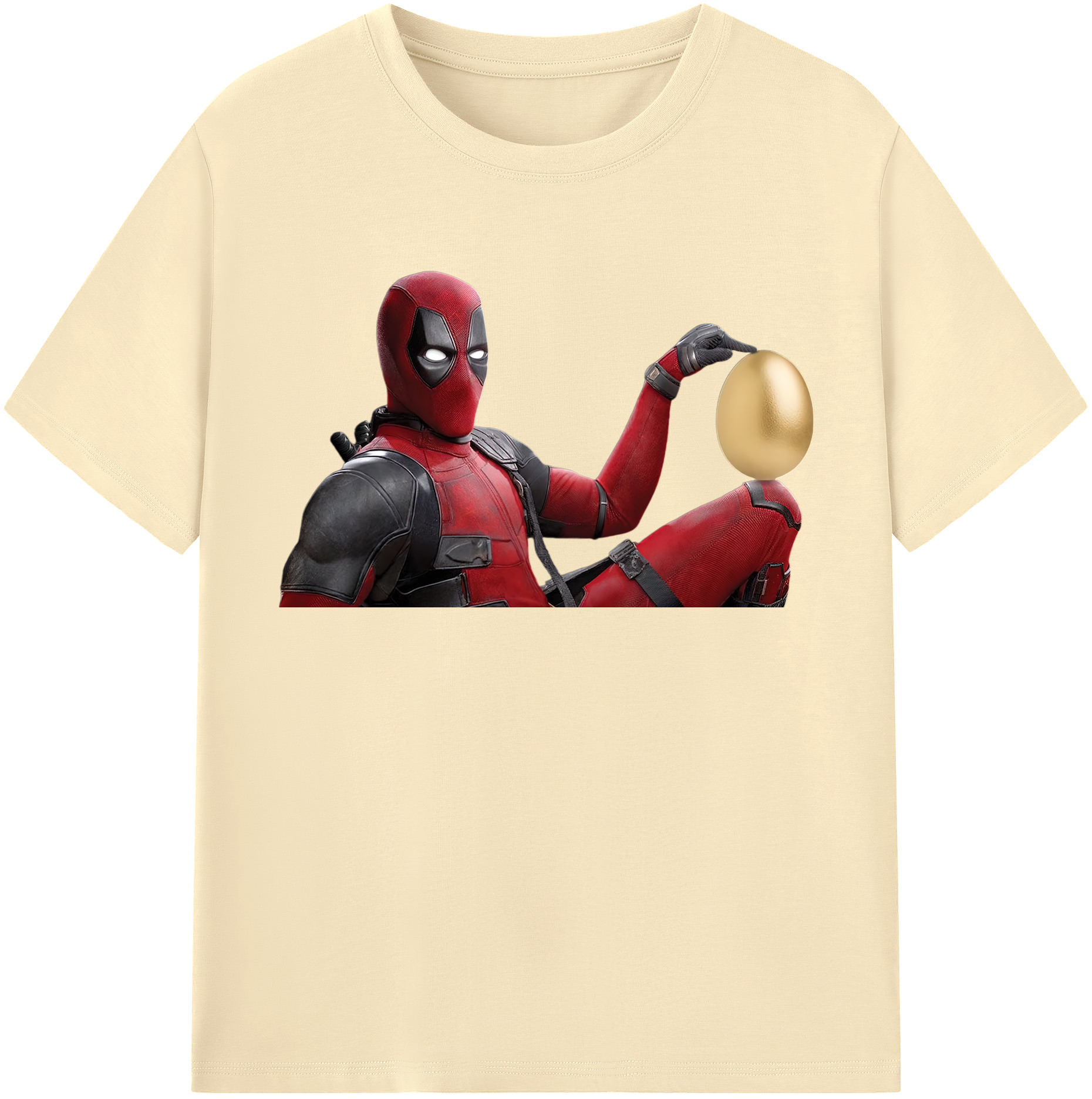 （画像用） Deadpool デッドプール 綿100％半袖Tシャツ（フロントプリント）