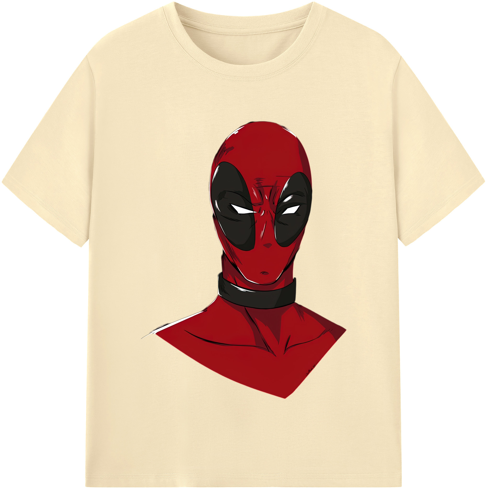 （画像用） Deadpool デッドプール 綿100％半袖Tシャツ（フロントプリント）