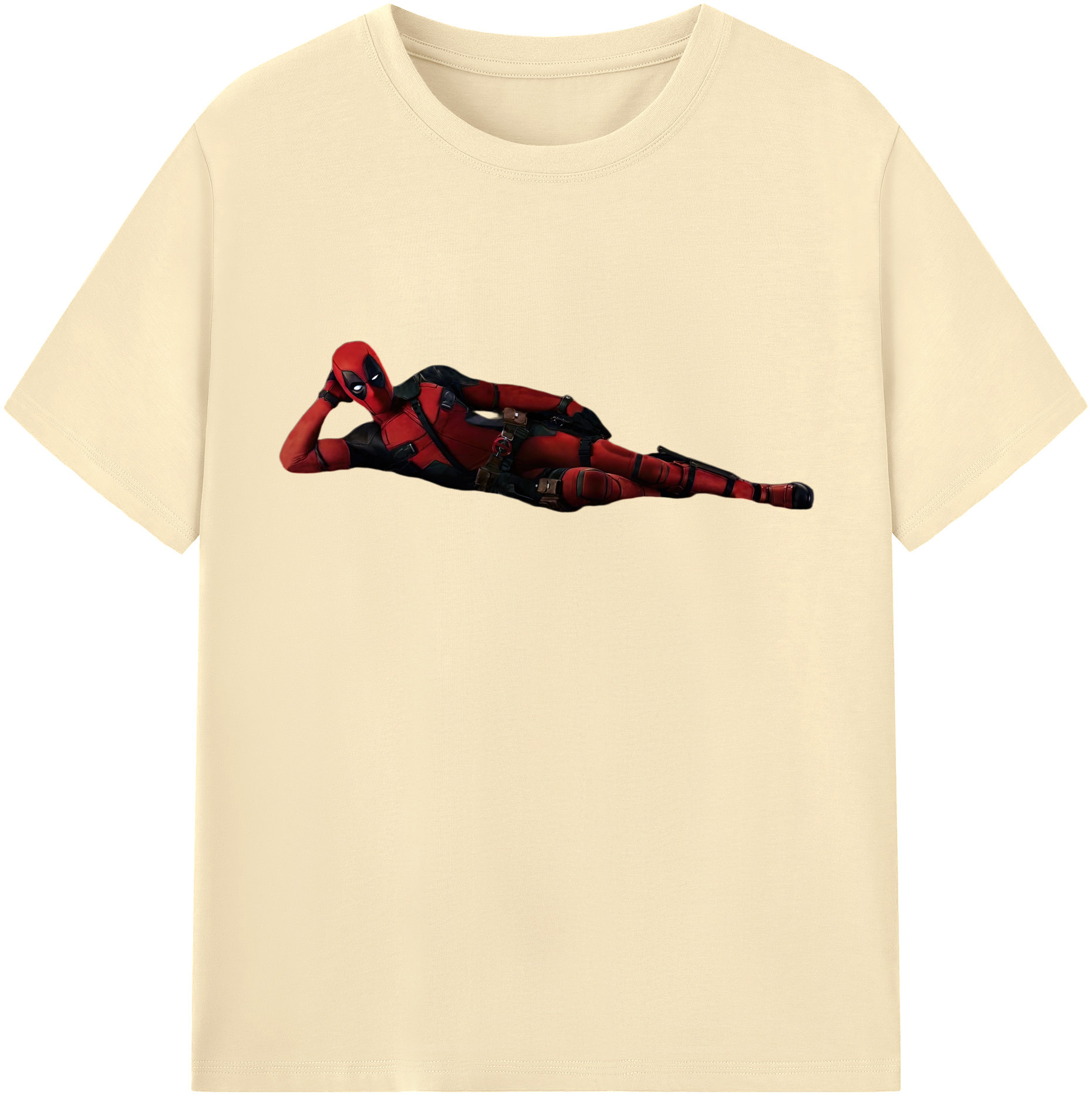 （画像用） Deadpool デッドプール 綿100％半袖Tシャツ（フロントプリント）