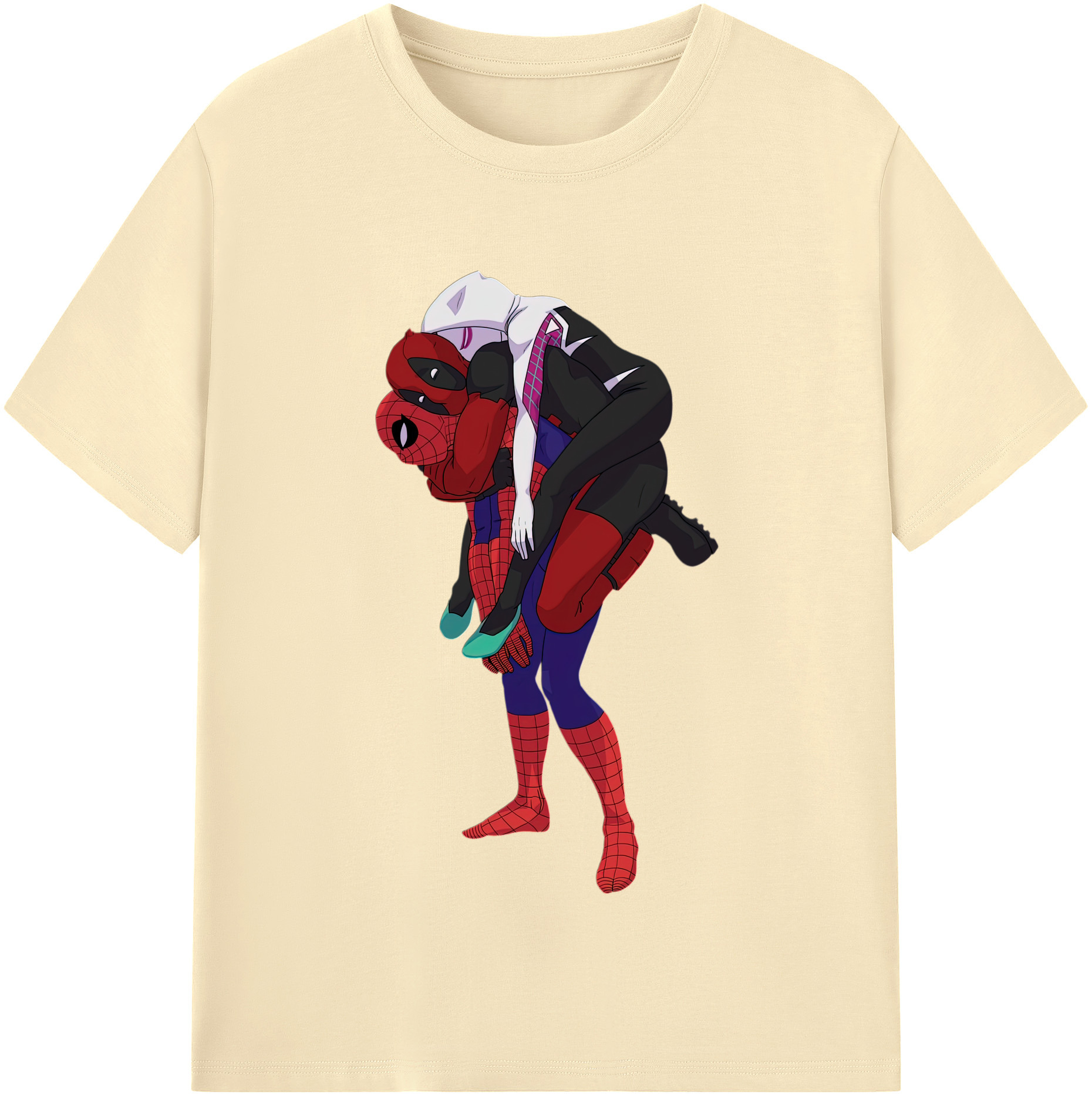 （画像用） Deadpool デッドプール 綿100％半袖Tシャツ（フロントプリント）