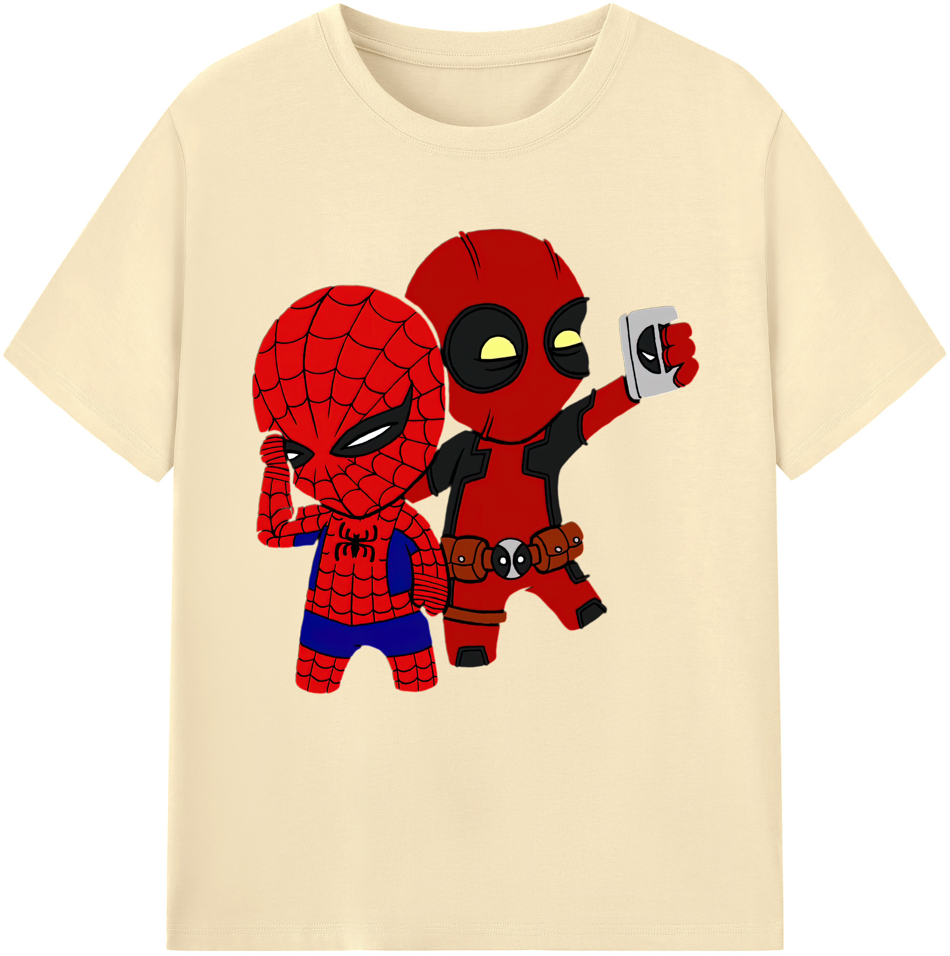 （画像用） Deadpool デッドプール 綿100％半袖Tシャツ（フロントプリント）