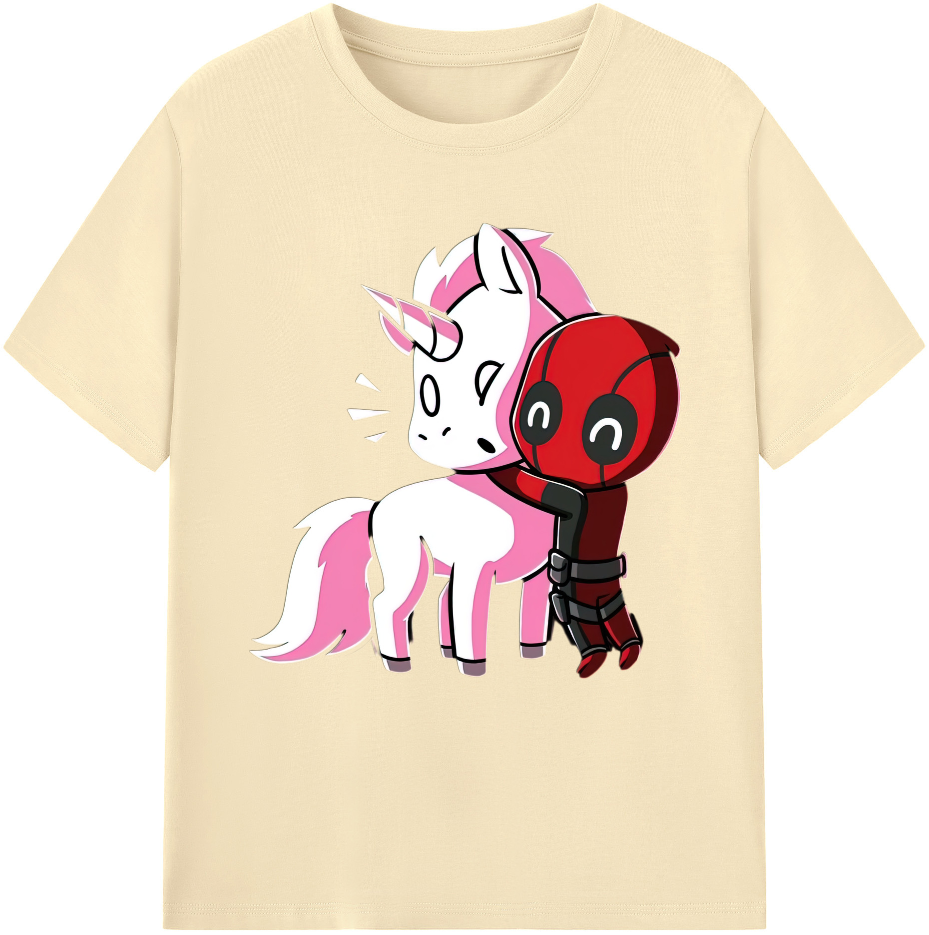 （画像用） Deadpool デッドプール 綿100％半袖Tシャツ（フロントプリント）