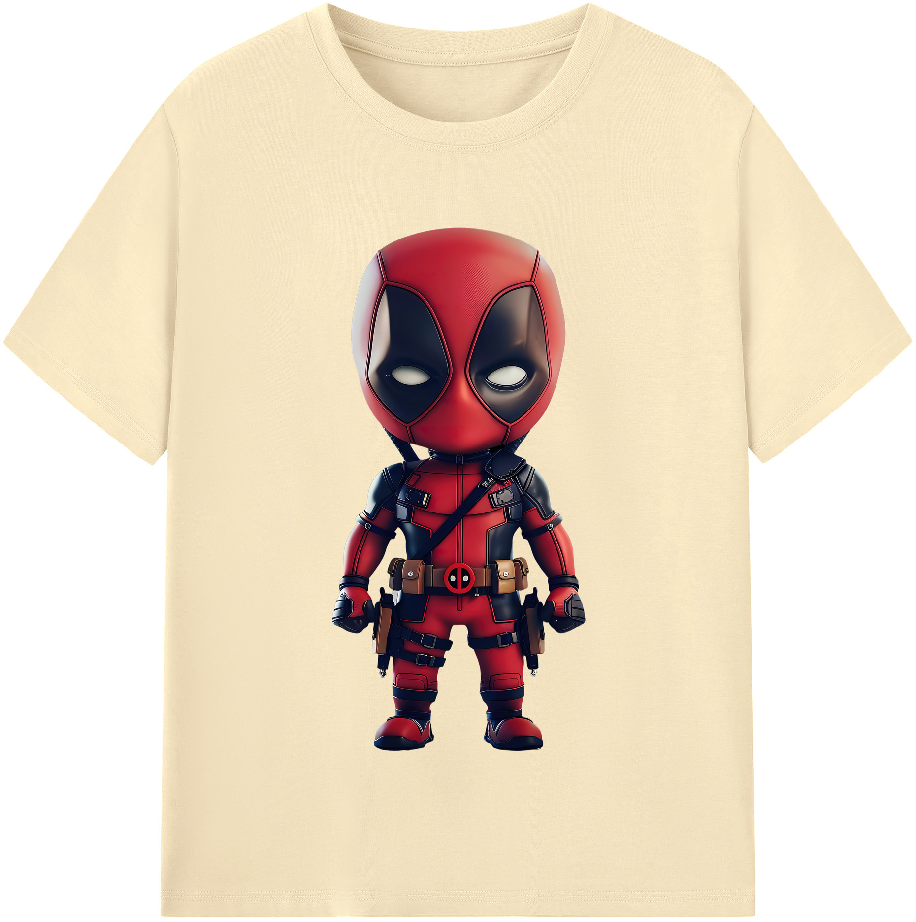 （画像用） Deadpool デッドプール 綿100％半袖Tシャツ（フロントプリント）