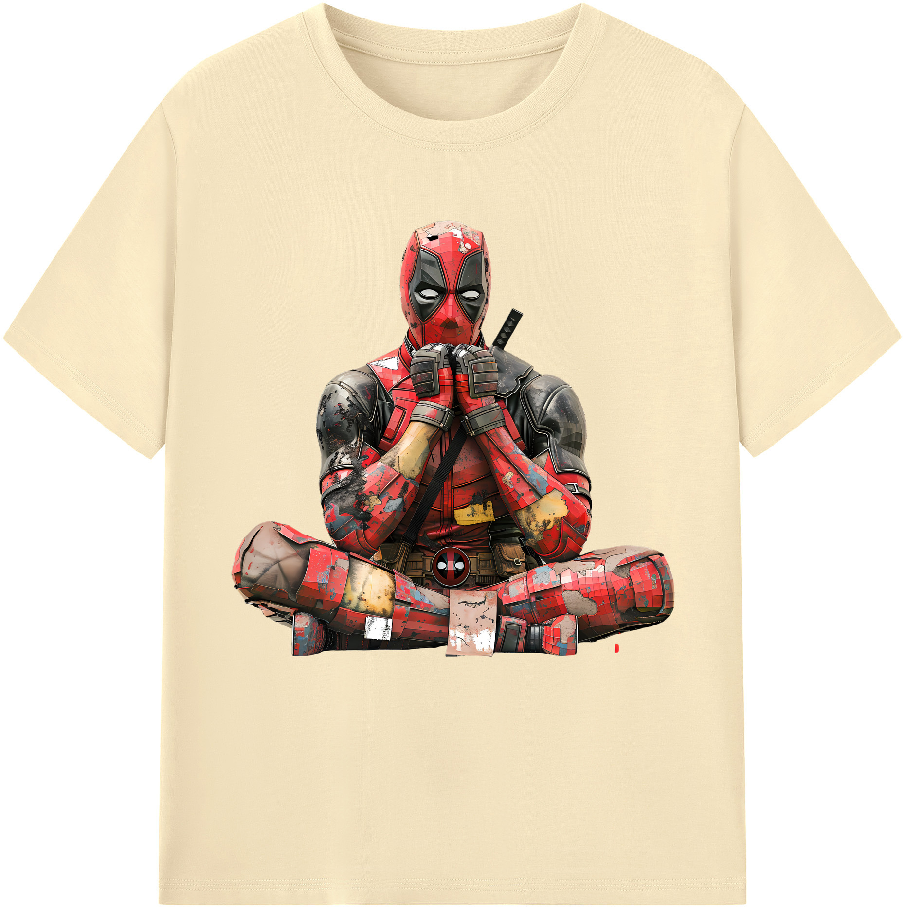 （画像用） Deadpool デッドプール 綿100％半袖Tシャツ（フロントプリント）