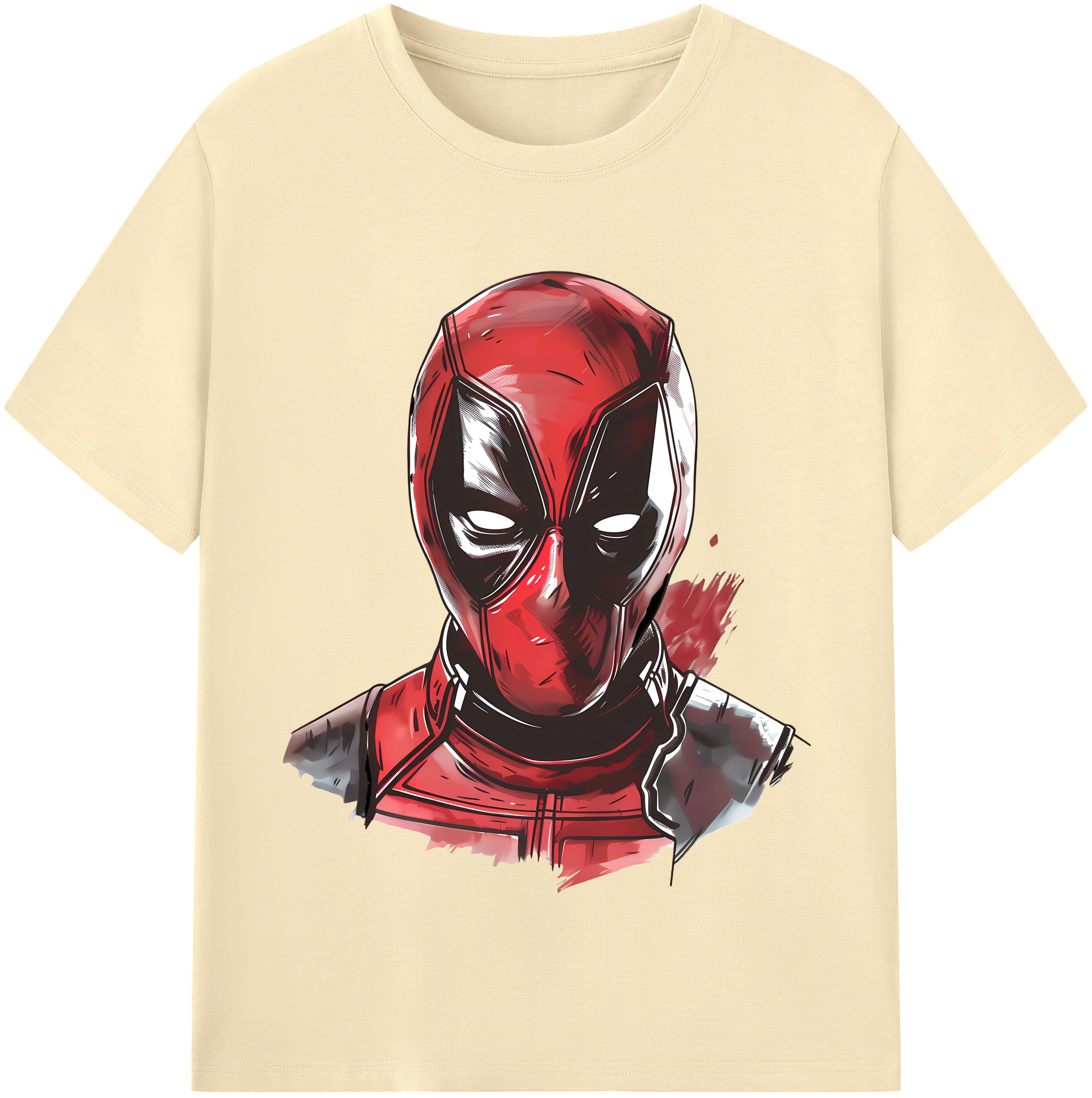 （画像用） Deadpool デッドプール 綿100％半袖Tシャツ（フロントプリント）