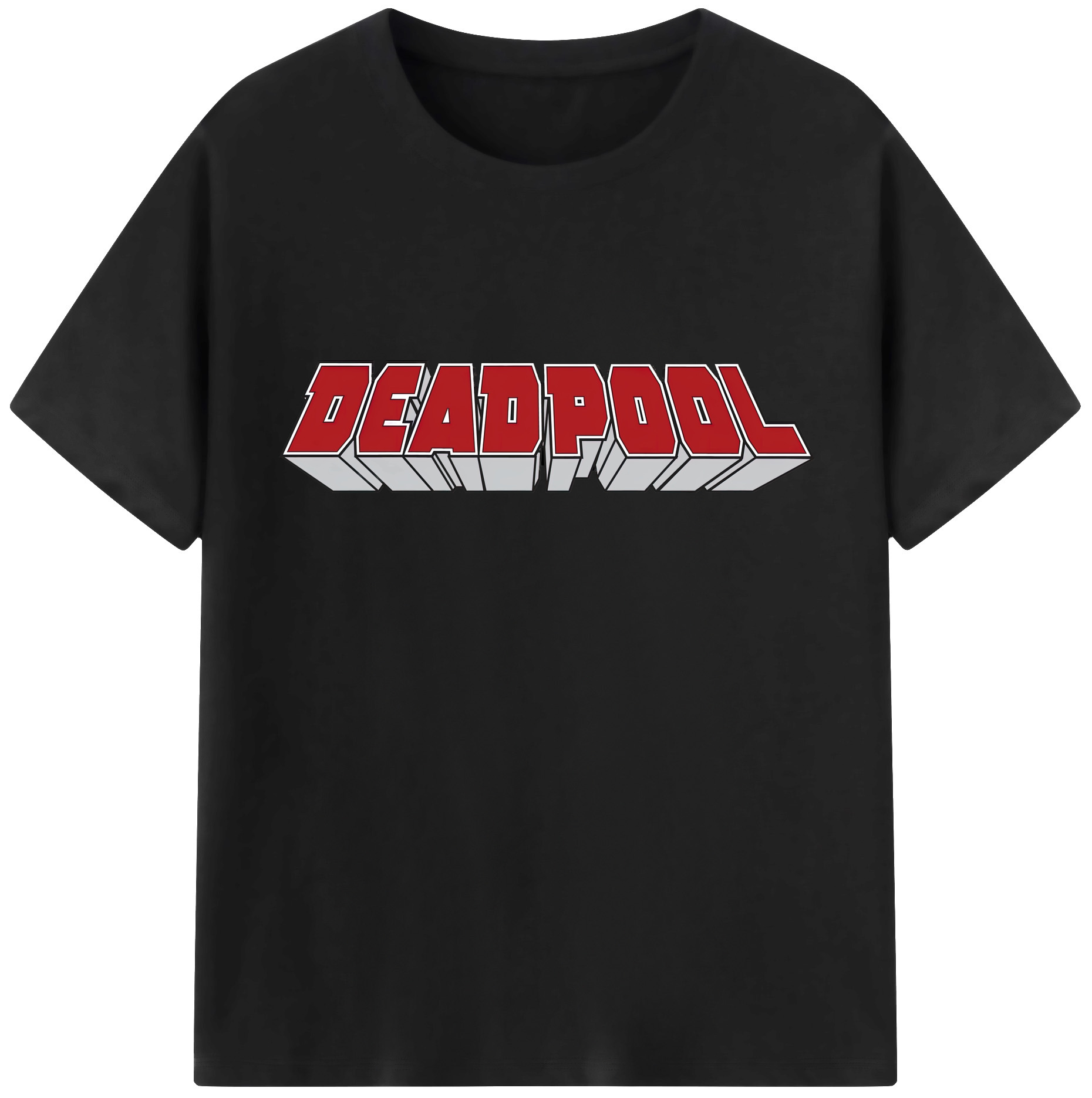 （画像用） Deadpool デッドプール 綿100％半袖Tシャツ（フロントプリント）