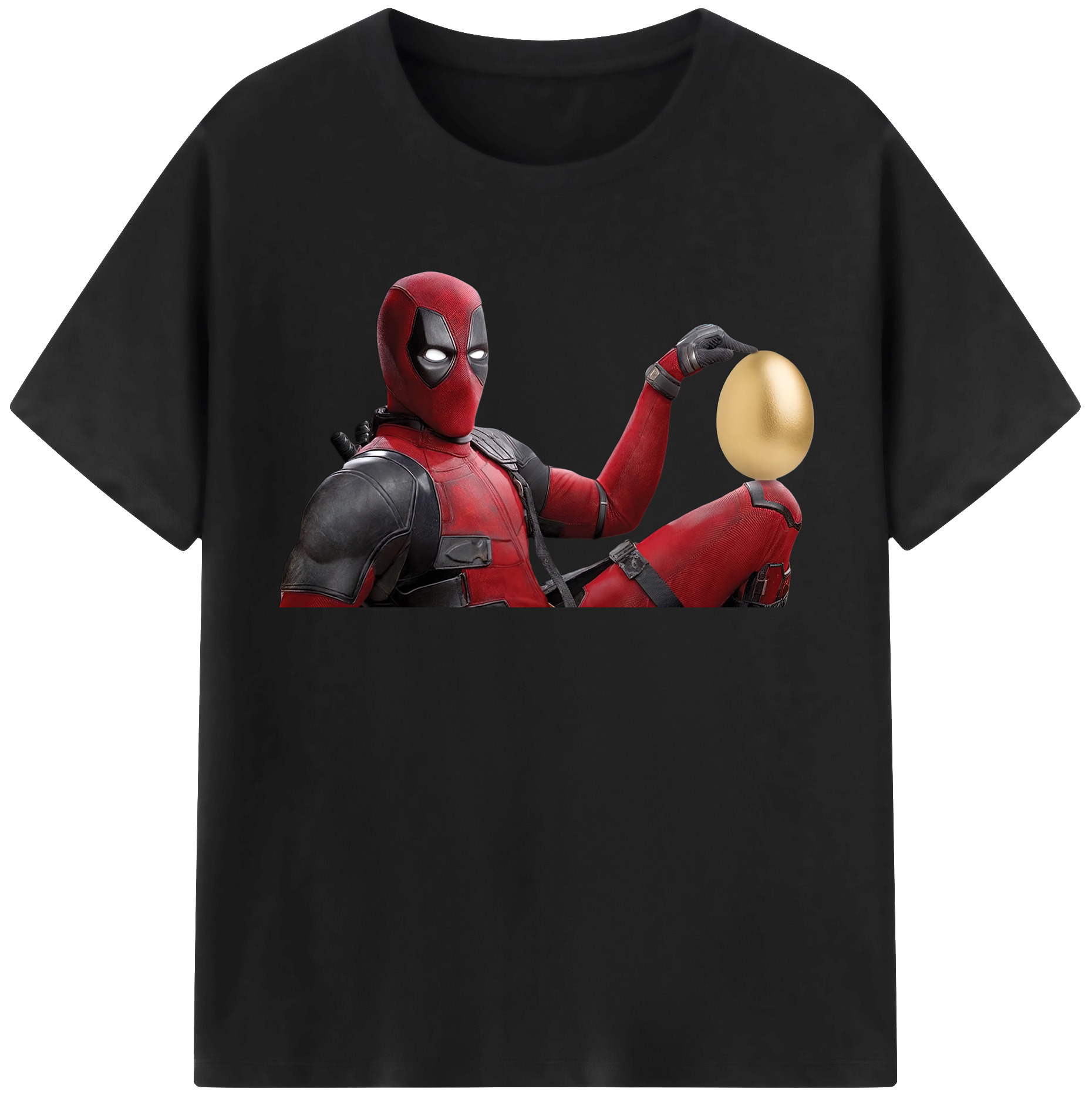 （画像用） Deadpool デッドプール 綿100％半袖Tシャツ（フロントプリント）