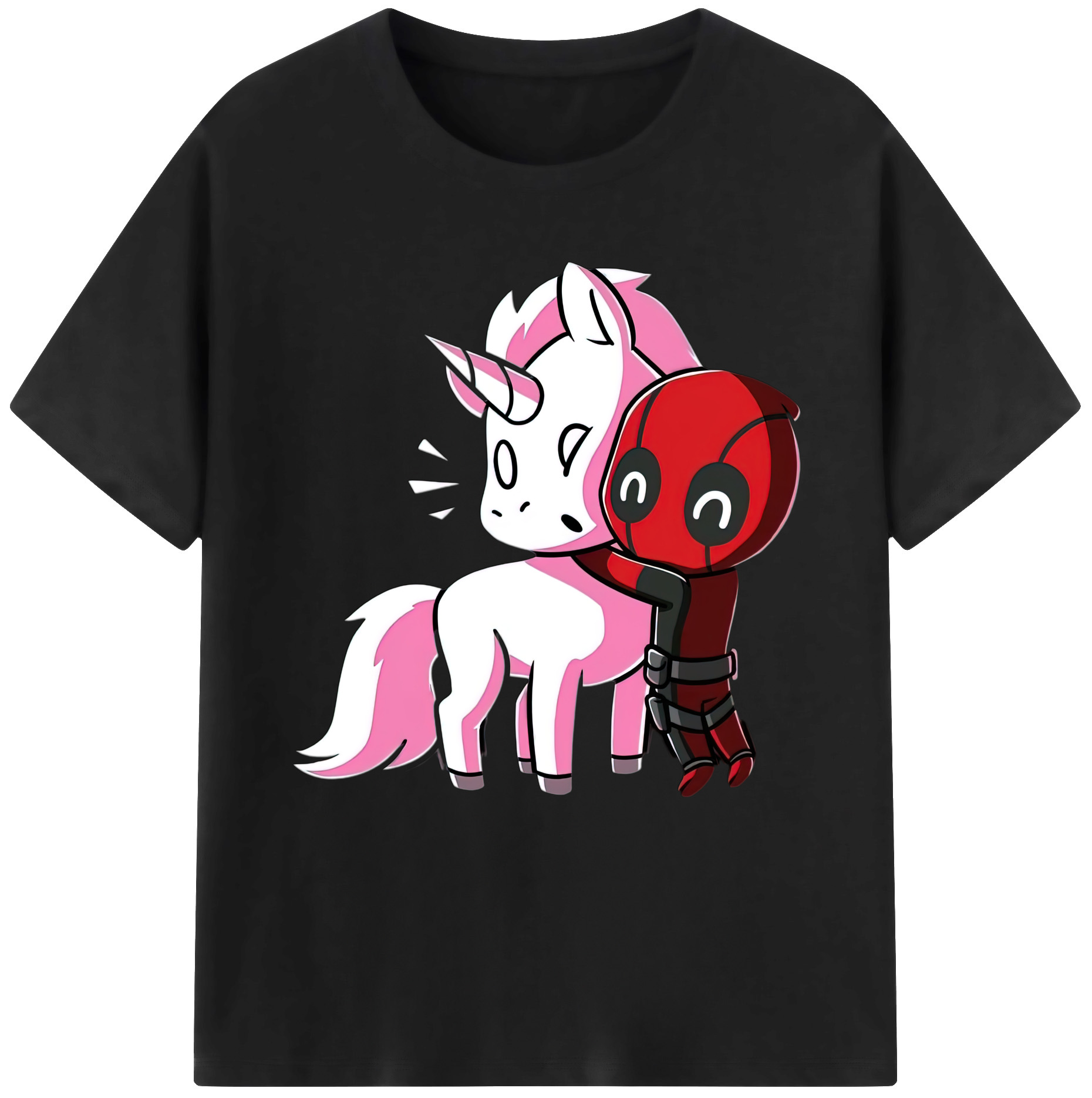 （画像用） Deadpool デッドプール 綿100％半袖Tシャツ（フロントプリント）