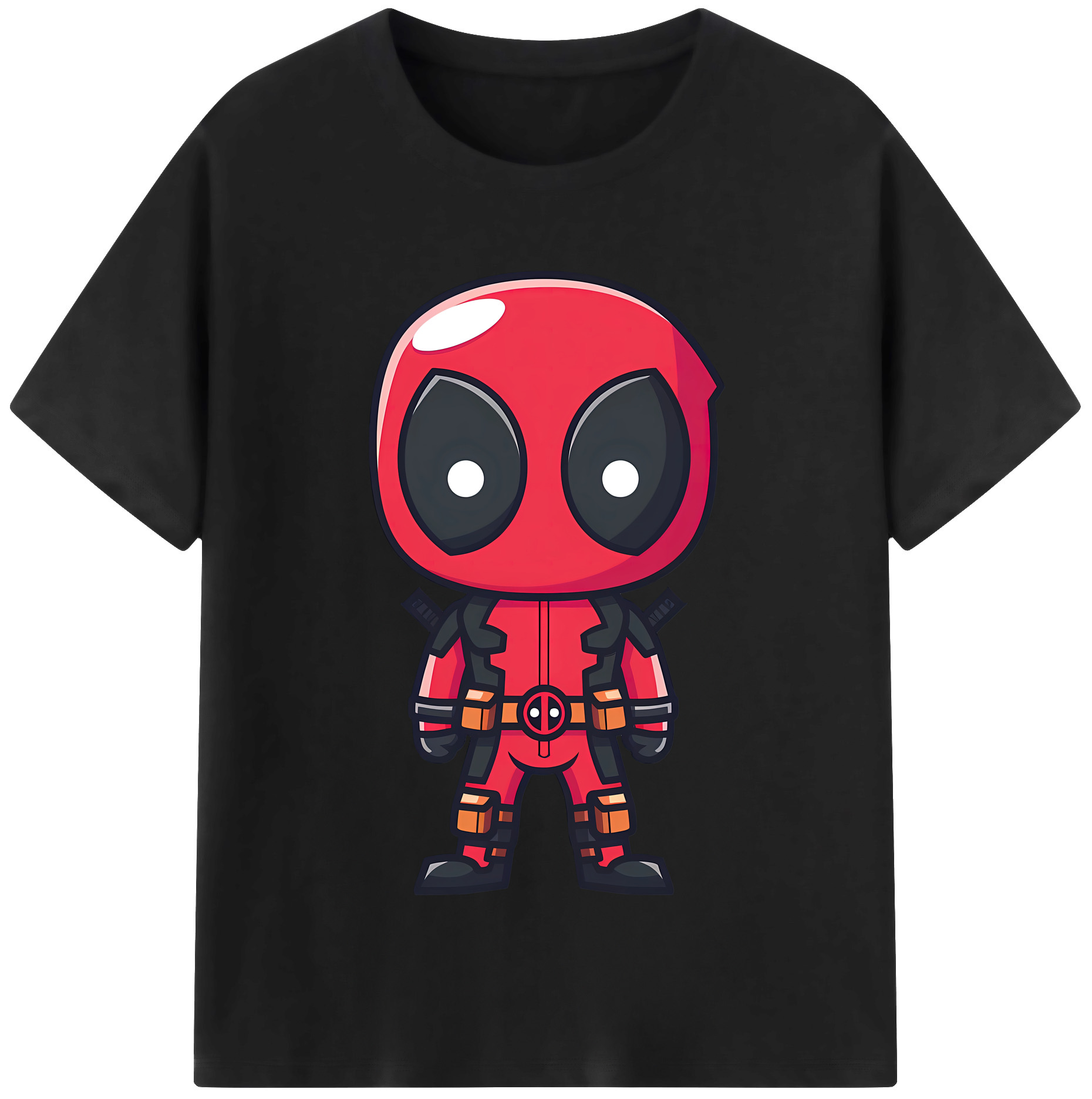 （画像用） Deadpool デッドプール 綿100％半袖Tシャツ（フロントプリント）