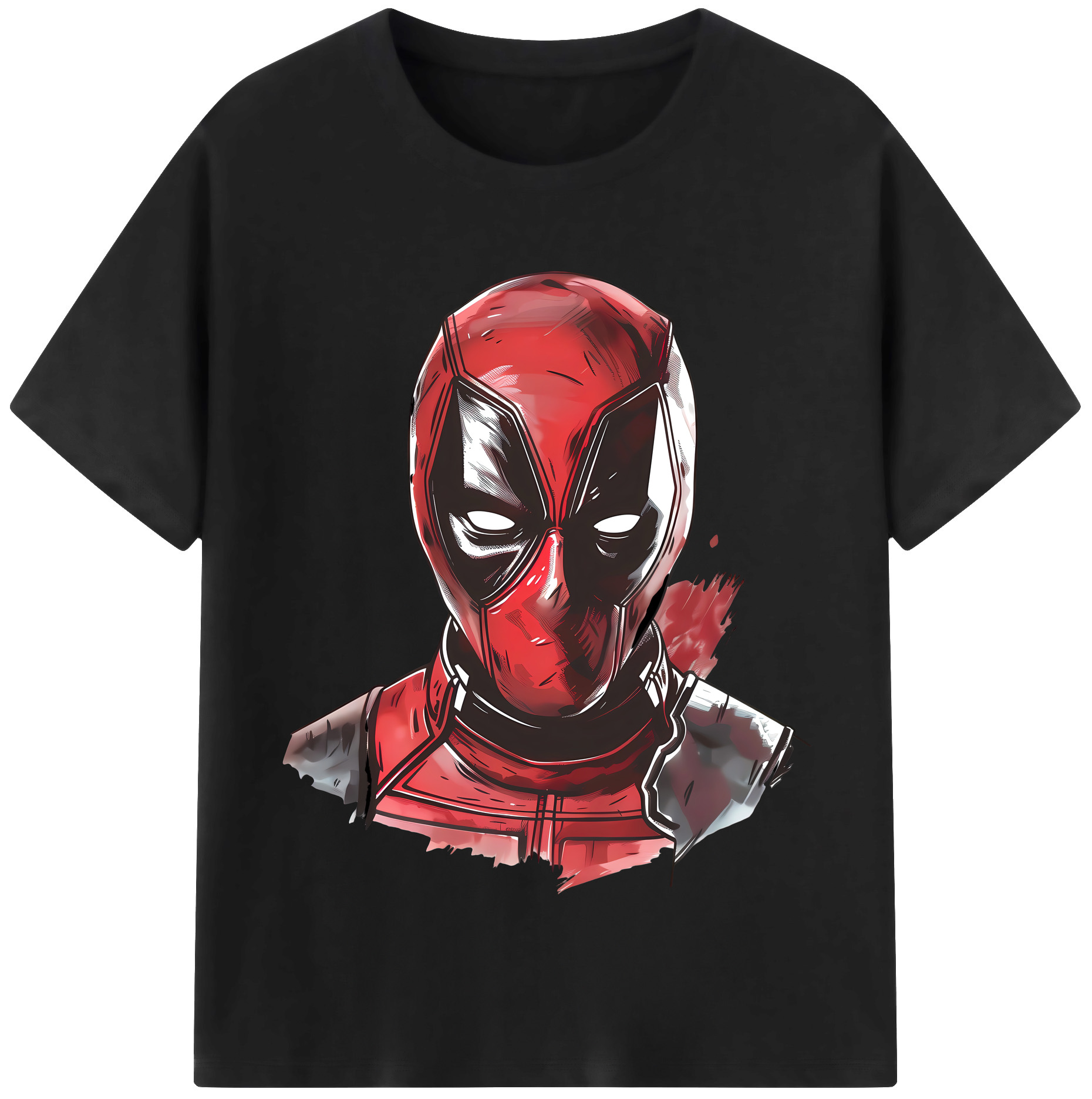 （画像用） Deadpool デッドプール 綿100％半袖Tシャツ（フロントプリント）