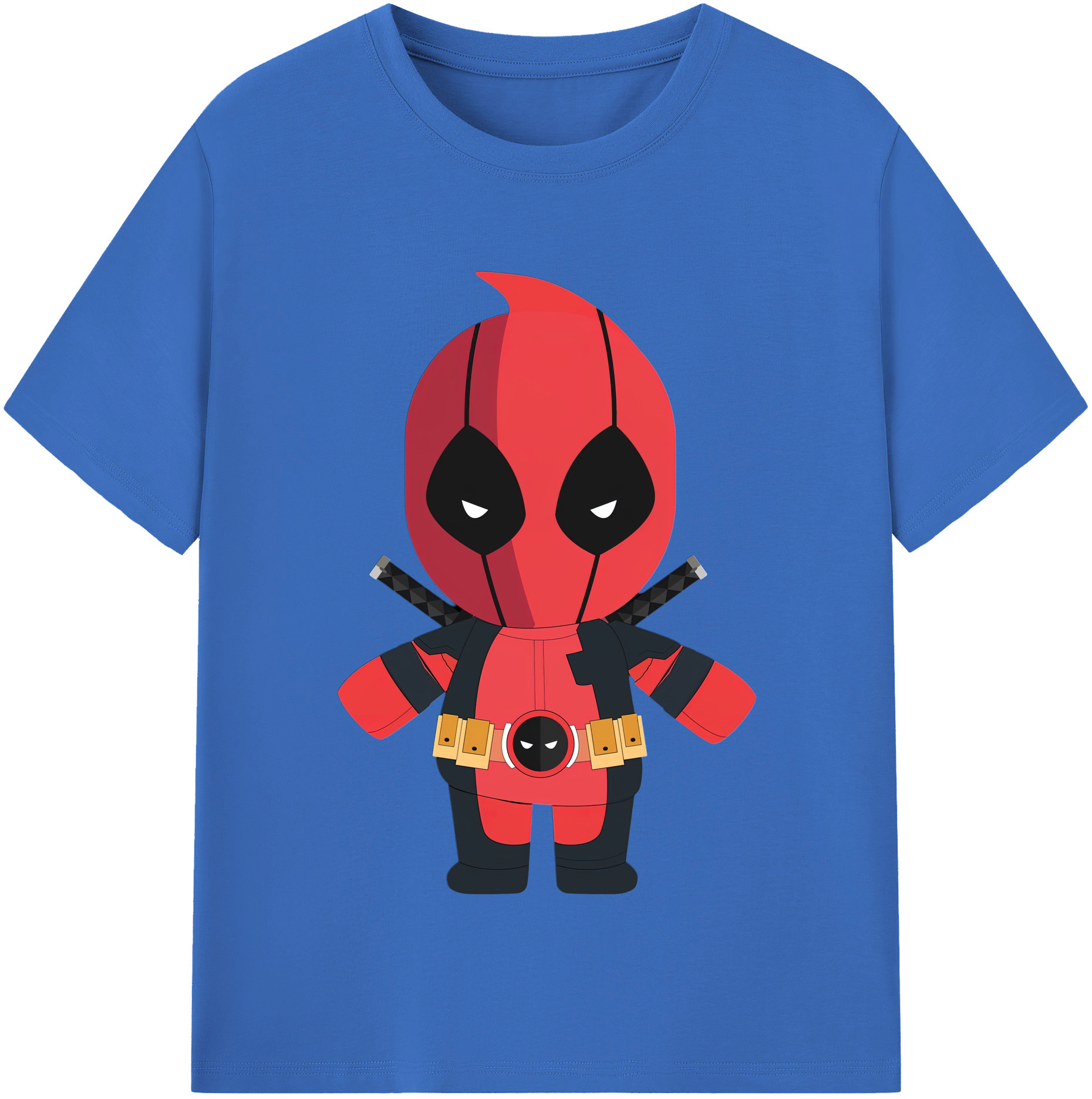 （画像用） Deadpool デッドプール 綿100％半袖Tシャツ（フロントプリント）