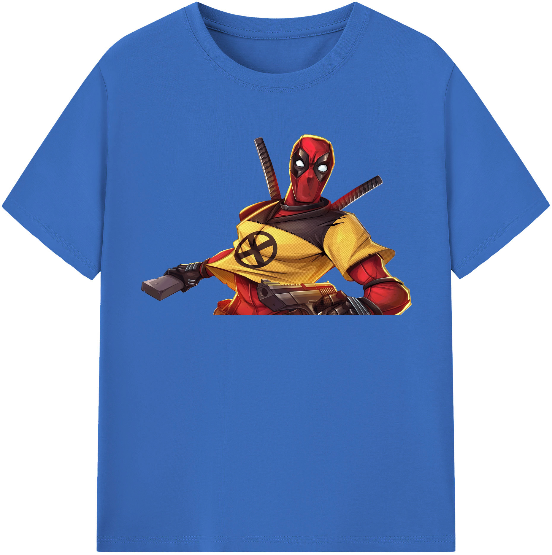 （画像用） Deadpool デッドプール 綿100％半袖Tシャツ（フロントプリント）