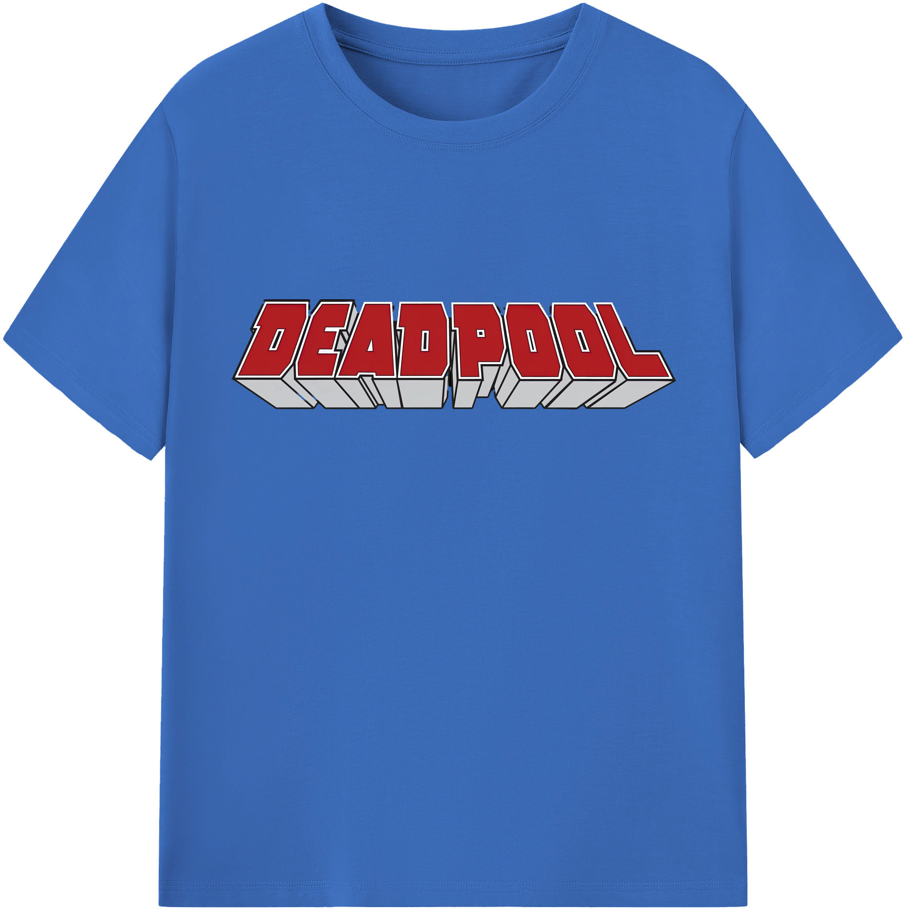 （画像用） Deadpool デッドプール 綿100％半袖Tシャツ（フロントプリント）