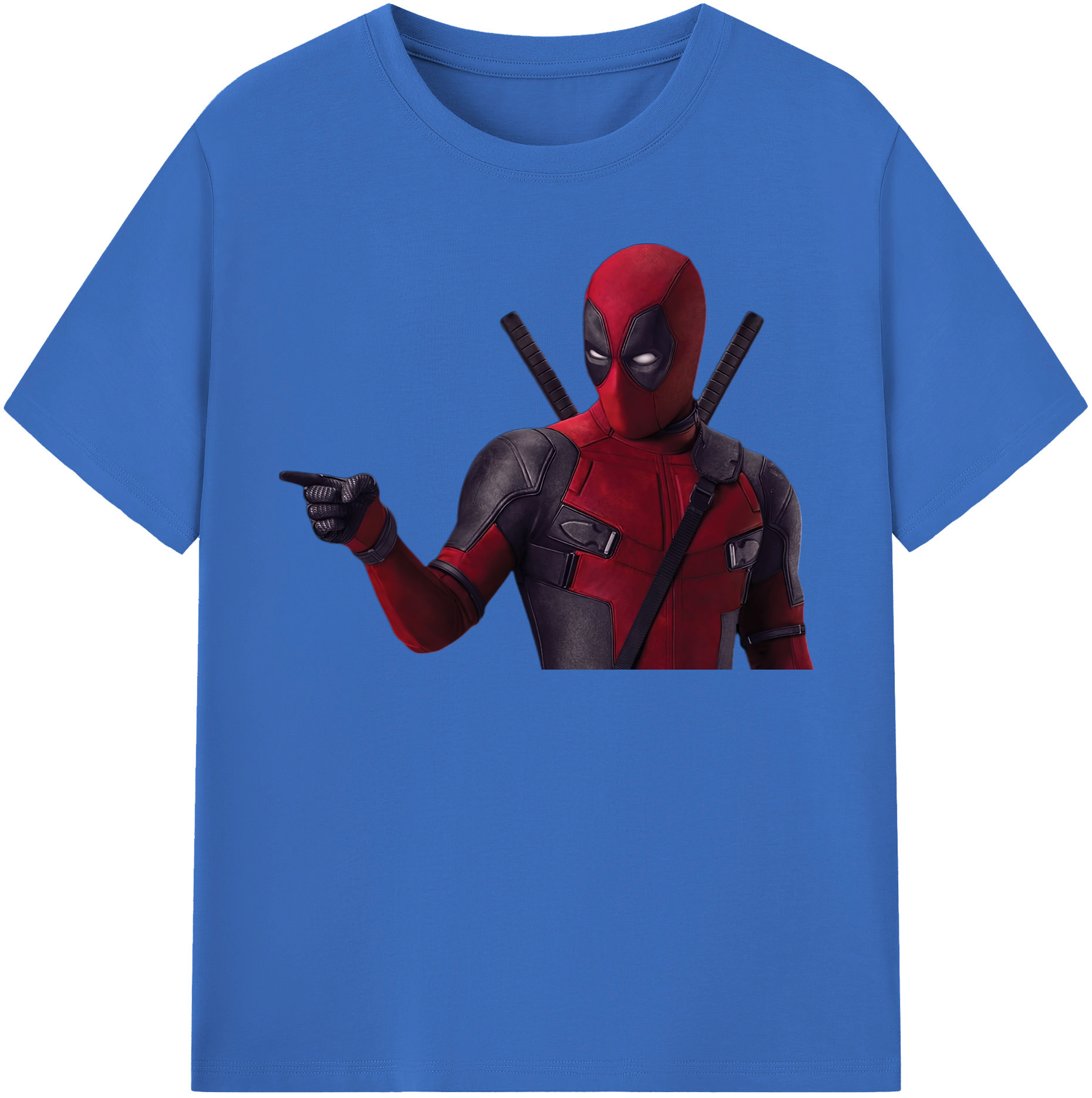 （画像用） Deadpool デッドプール 綿100％半袖Tシャツ（フロントプリント）