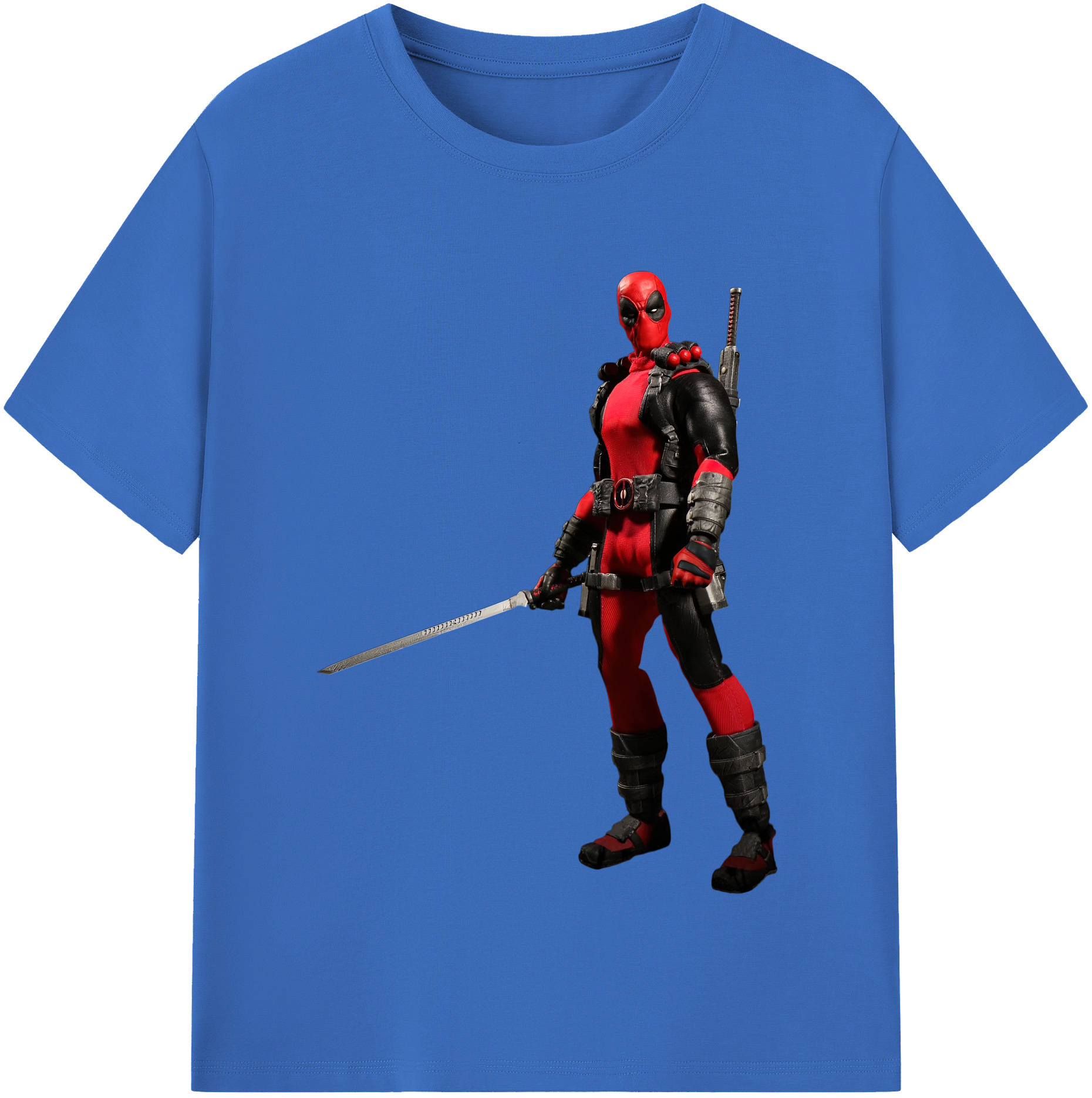 （画像用） Deadpool デッドプール 綿100％半袖Tシャツ（フロントプリント）