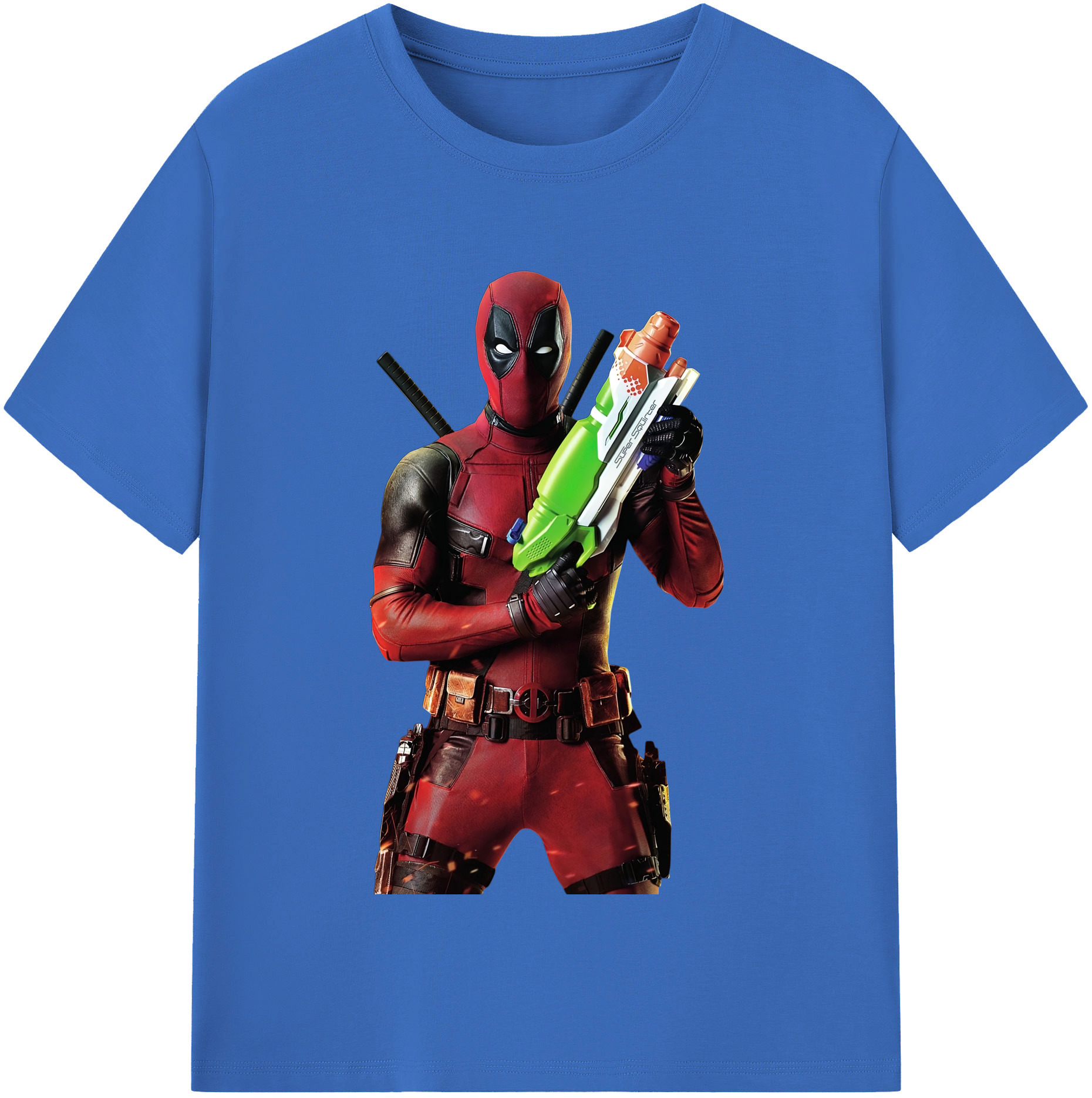（画像用） Deadpool デッドプール 綿100％半袖Tシャツ（フロントプリント）