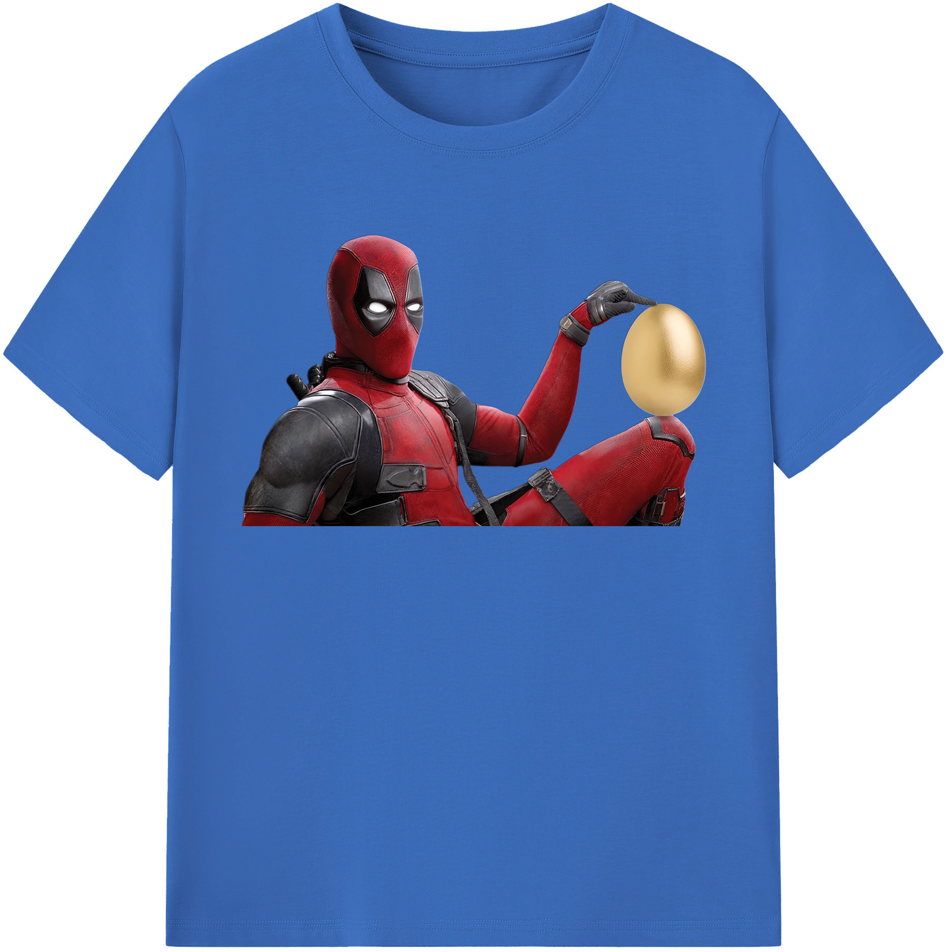 （画像用） Deadpool デッドプール 綿100％半袖Tシャツ（フロントプリント）