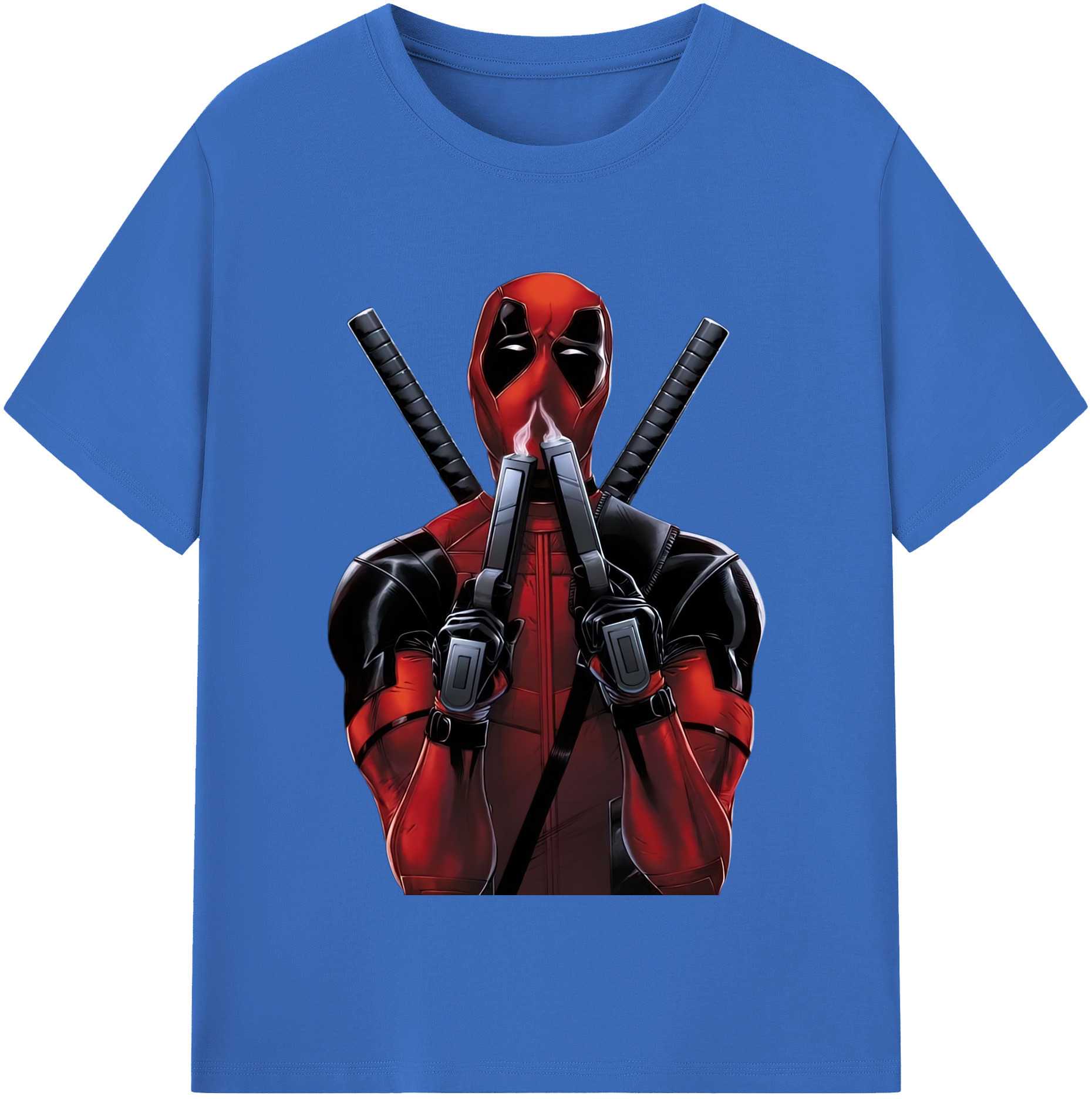 （画像用） Deadpool デッドプール 綿100％半袖Tシャツ（フロントプリント）
