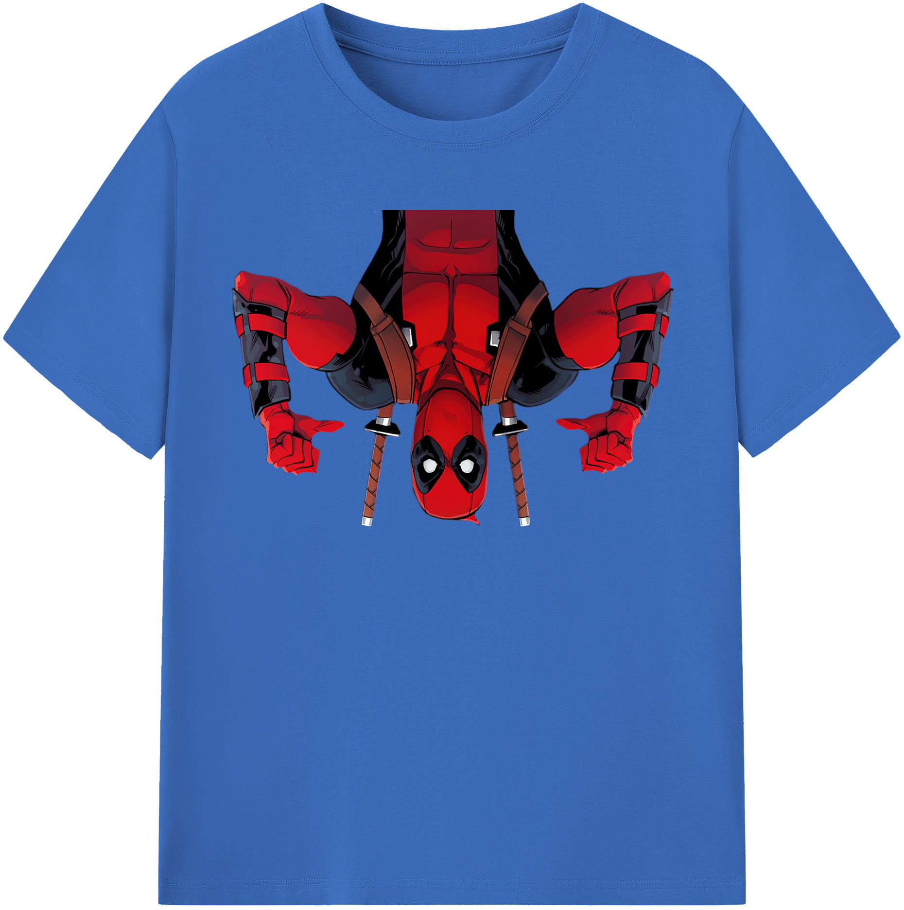 （画像用） Deadpool デッドプール 綿100％半袖Tシャツ（フロントプリント）