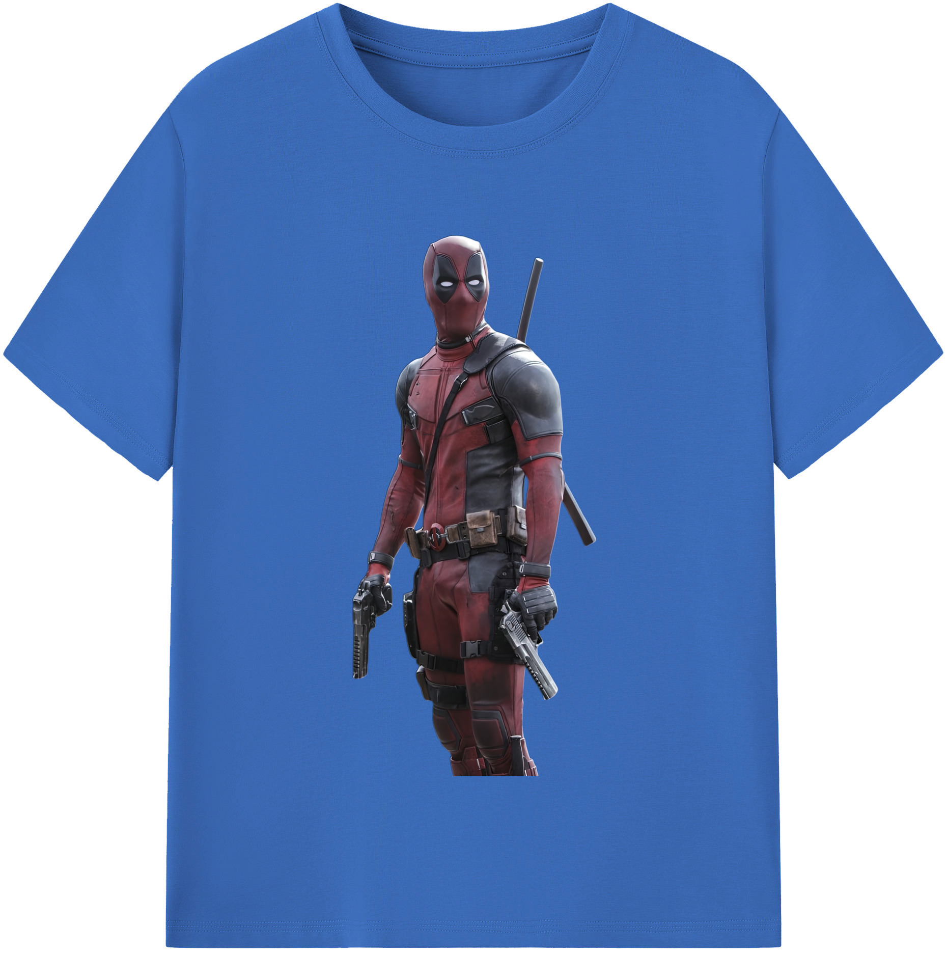 （画像用） Deadpool デッドプール 綿100％半袖Tシャツ（フロントプリント）