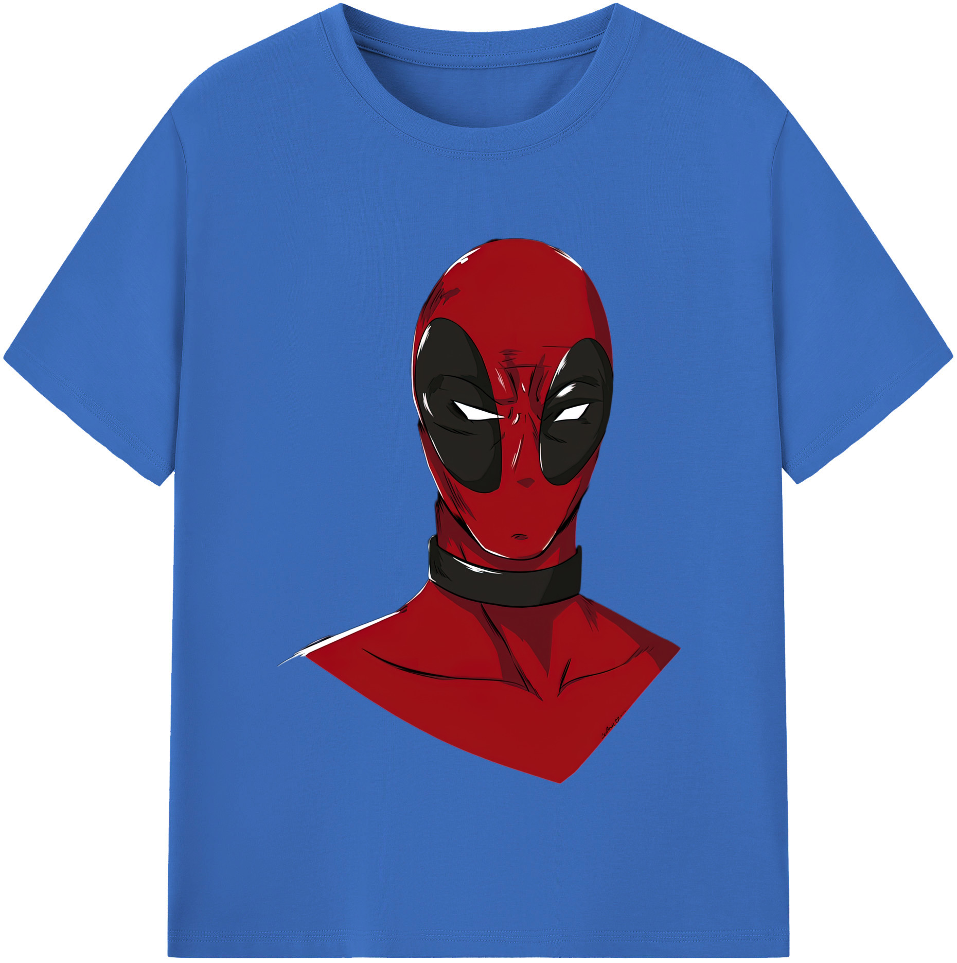 （画像用） Deadpool デッドプール 綿100％半袖Tシャツ（フロントプリント）