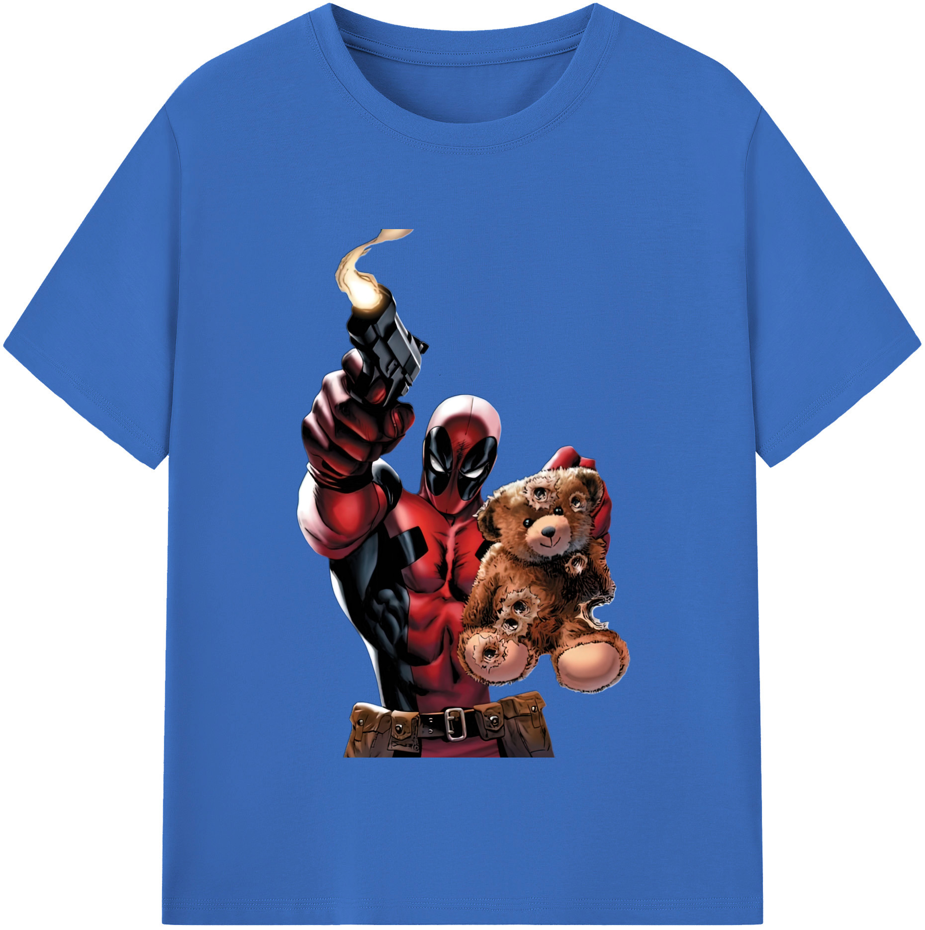 （画像用） Deadpool デッドプール 綿100％半袖Tシャツ（フロントプリント）