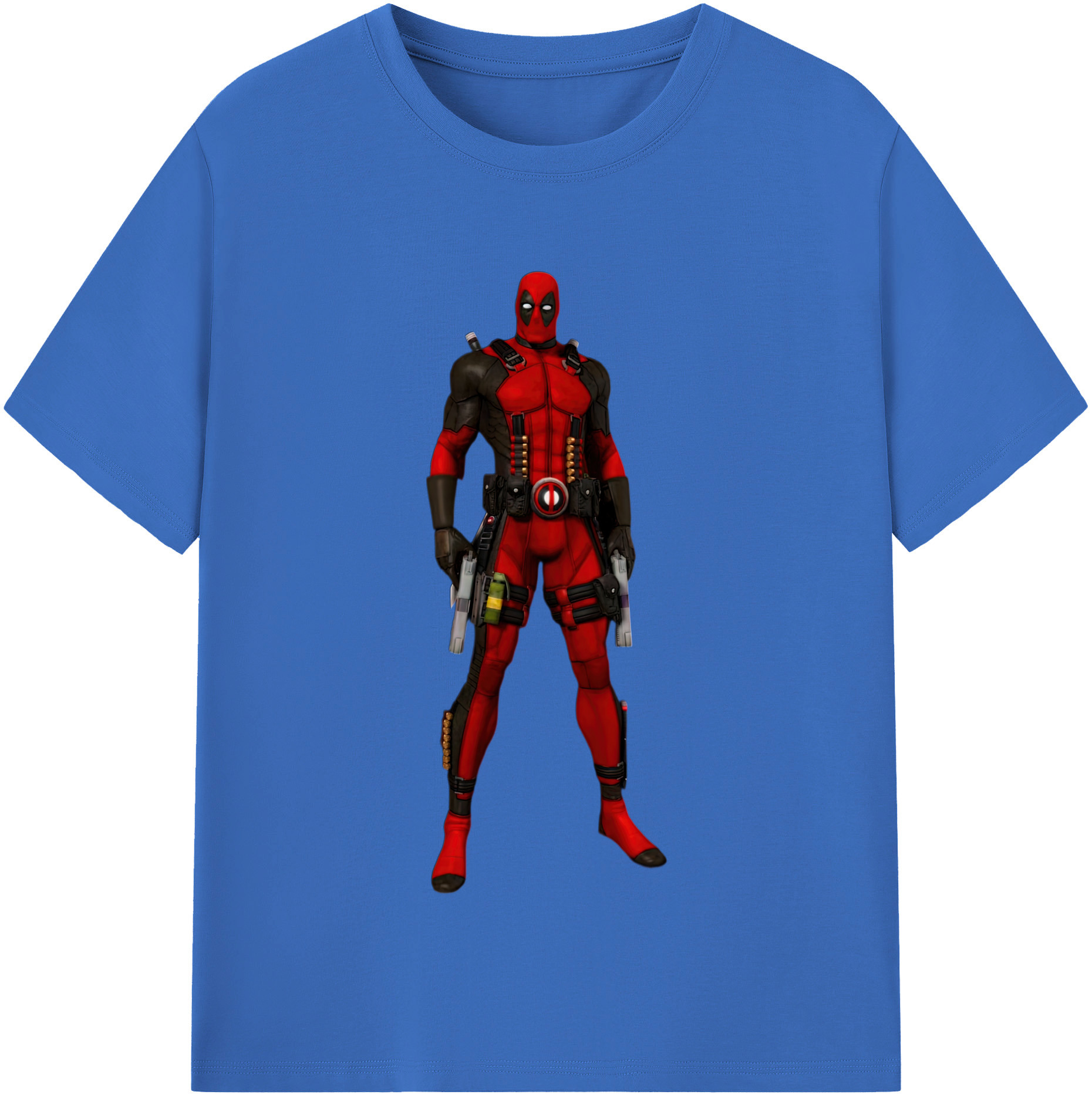 （画像用） Deadpool デッドプール 綿100％半袖Tシャツ（フロントプリント）