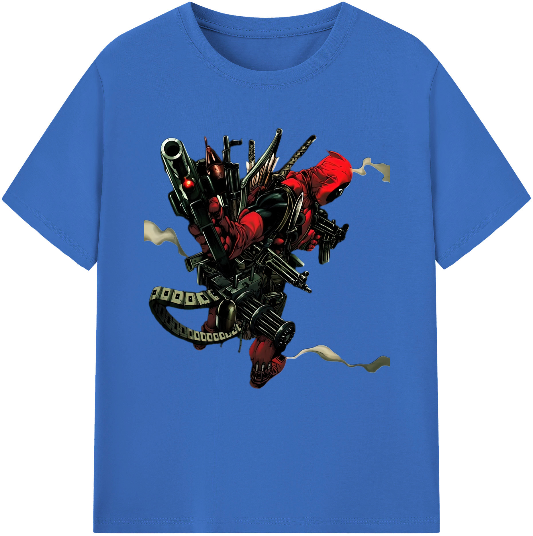 （画像用） Deadpool デッドプール 綿100％半袖Tシャツ（フロントプリント）