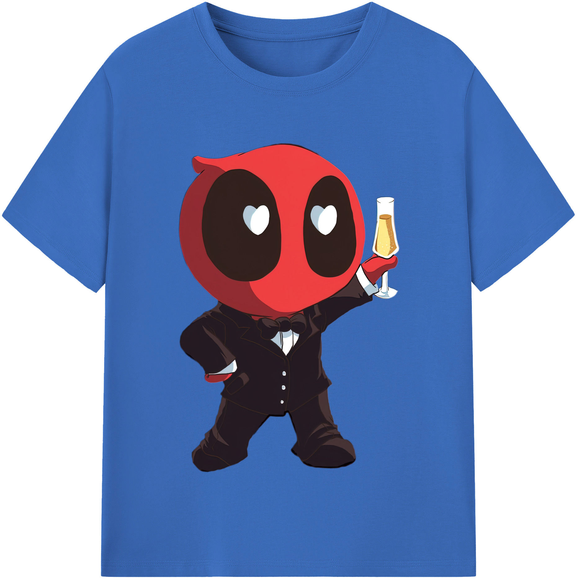 （画像用） Deadpool デッドプール 綿100％半袖Tシャツ（フロントプリント）