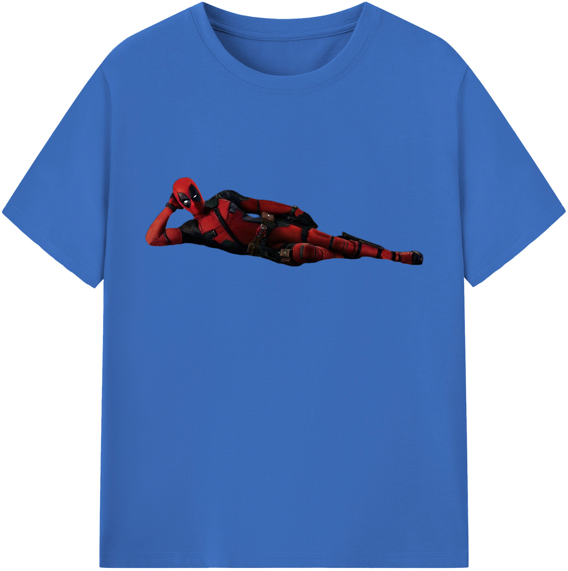 （画像用） Deadpool デッドプール 綿100％半袖Tシャツ（フロントプリント）