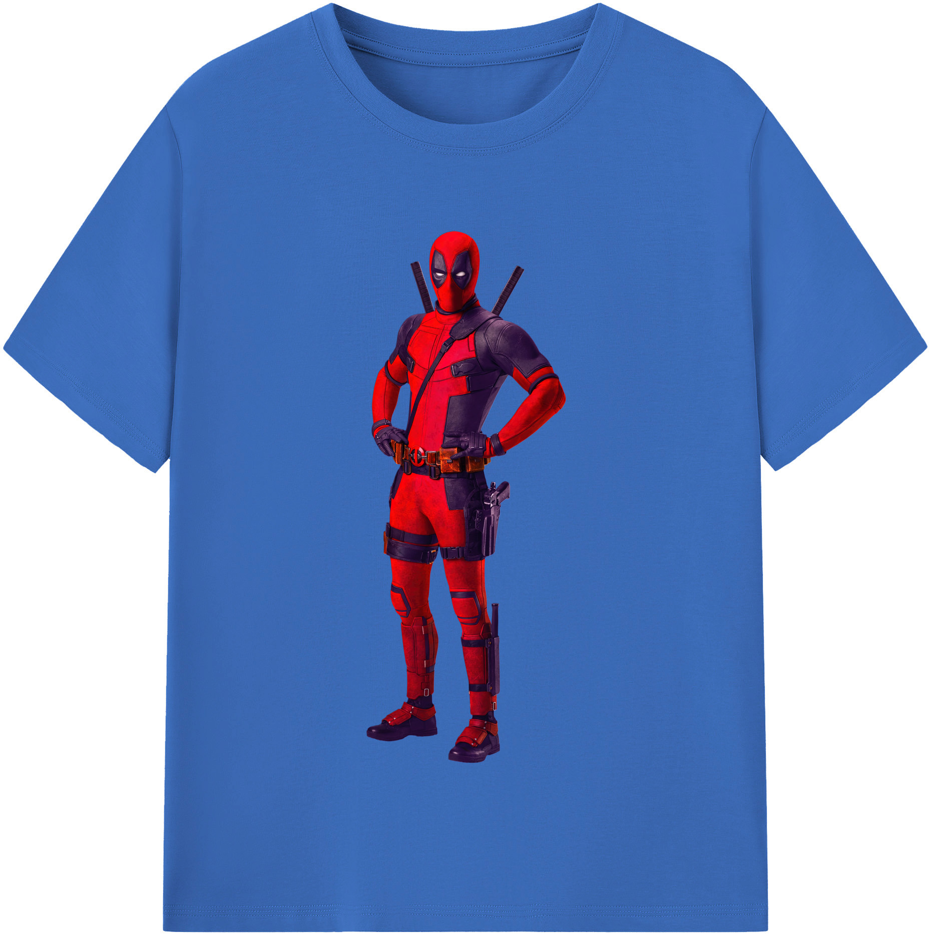 （画像用） Deadpool デッドプール 綿100％半袖Tシャツ（フロントプリント）