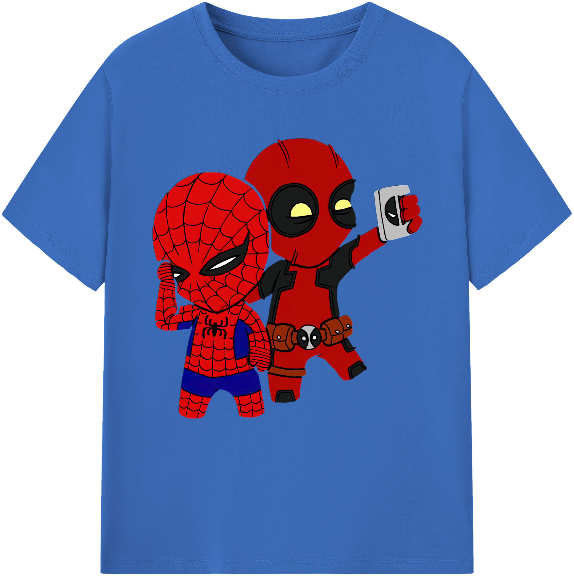 （画像用） Deadpool デッドプール 綿100％半袖Tシャツ（フロントプリント）