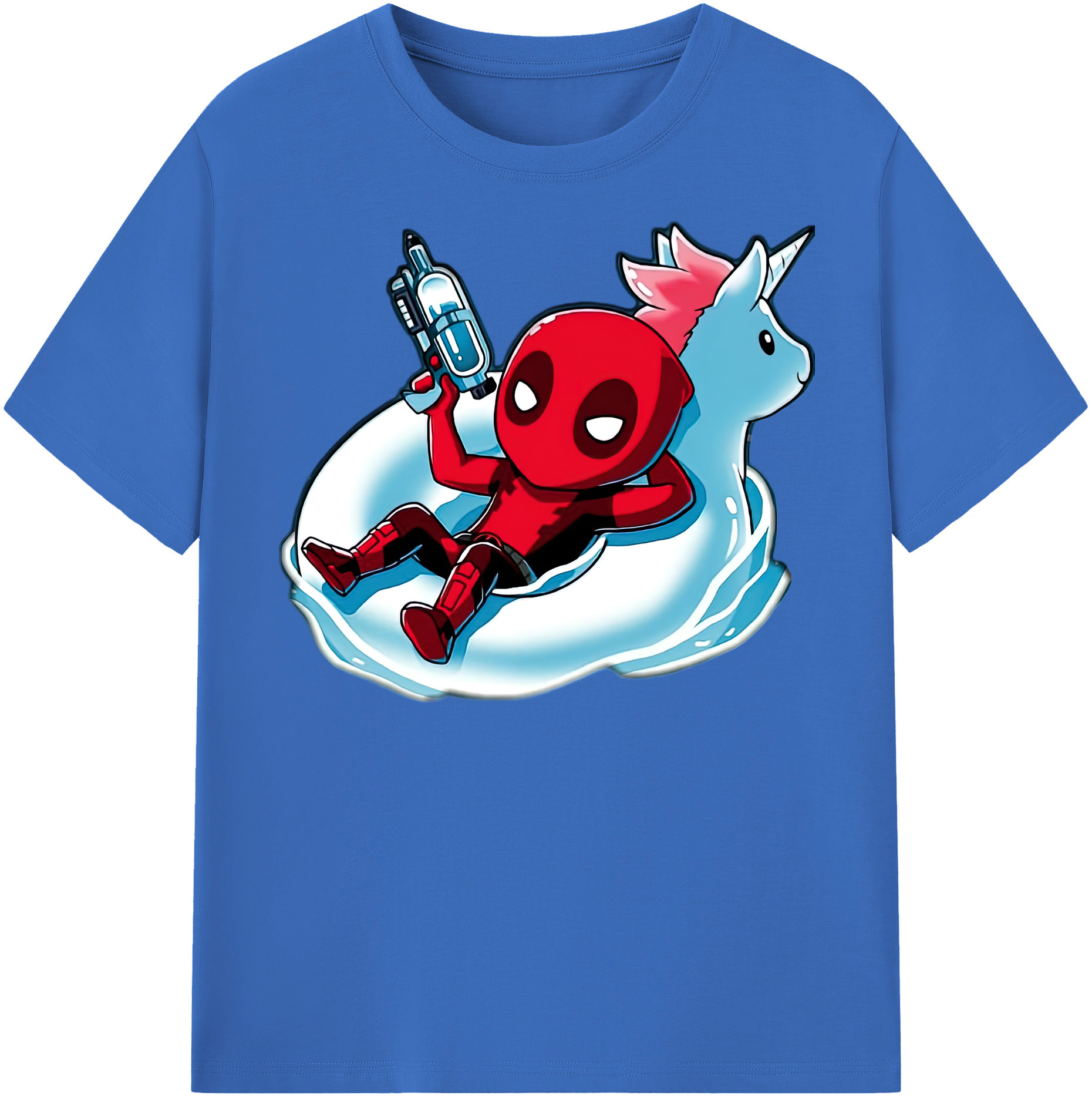 （画像用） Deadpool デッドプール 綿100％半袖Tシャツ（フロントプリント）