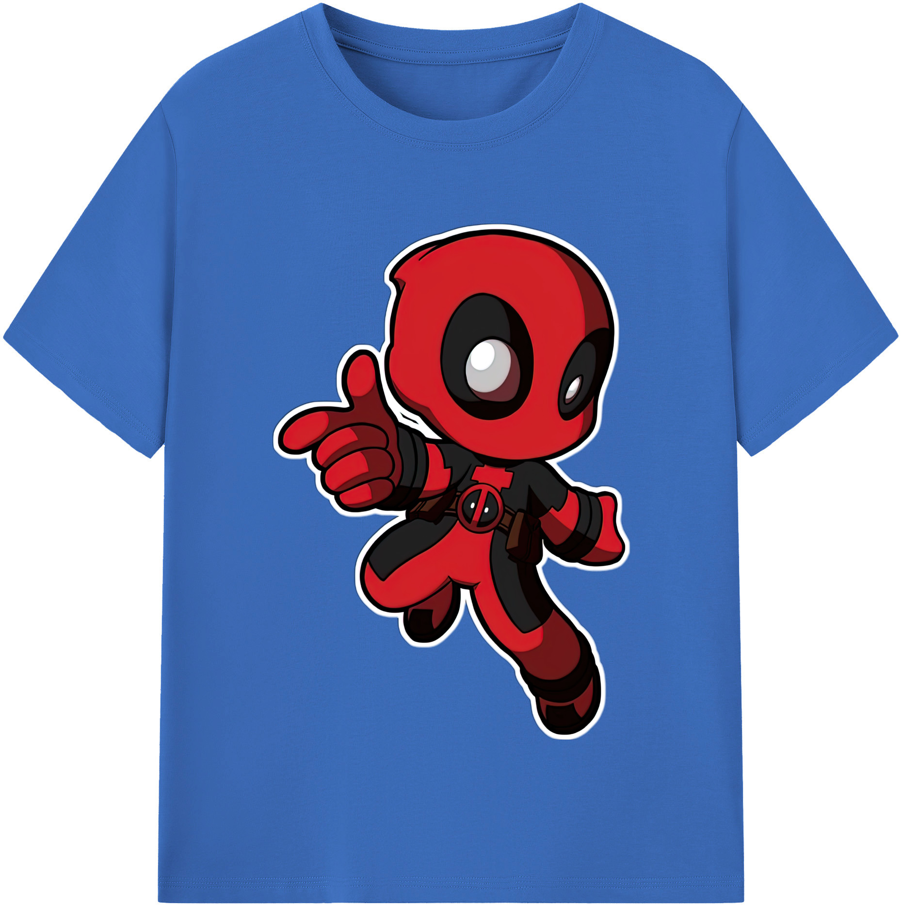 （画像用） Deadpool デッドプール 綿100％半袖Tシャツ（フロントプリント）