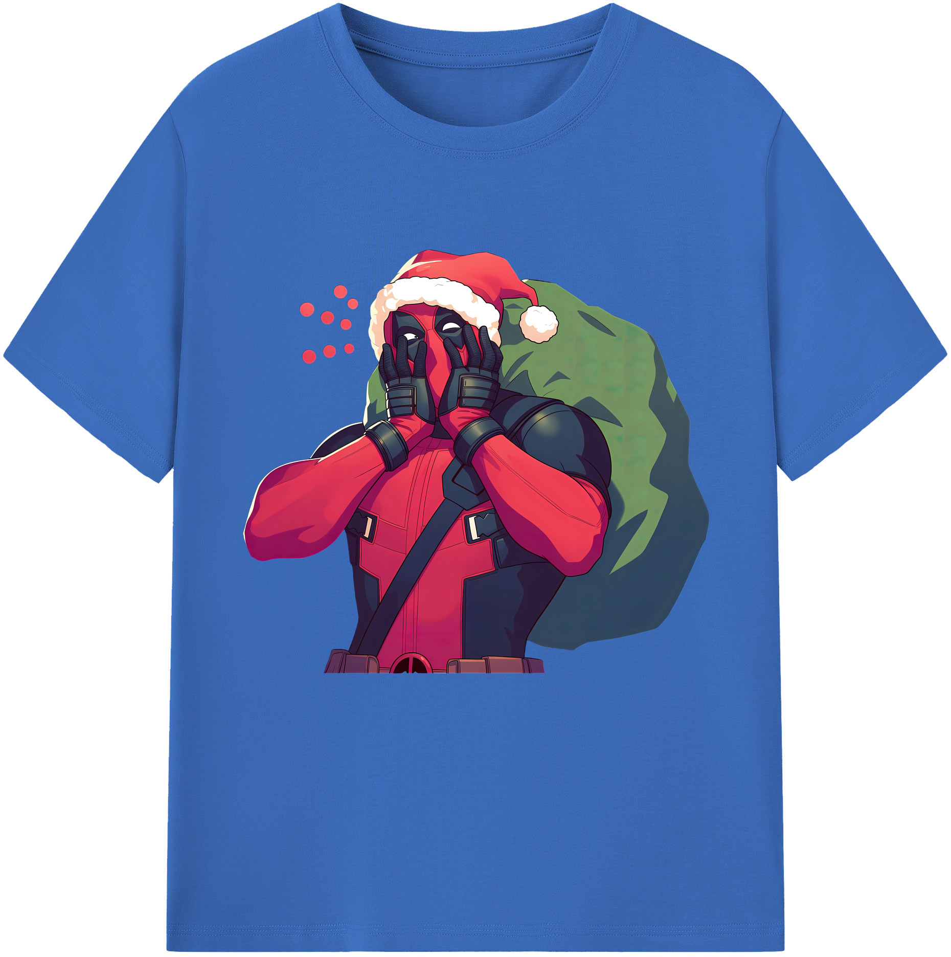 （画像用） Deadpool デッドプール 綿100％半袖Tシャツ（フロントプリント）