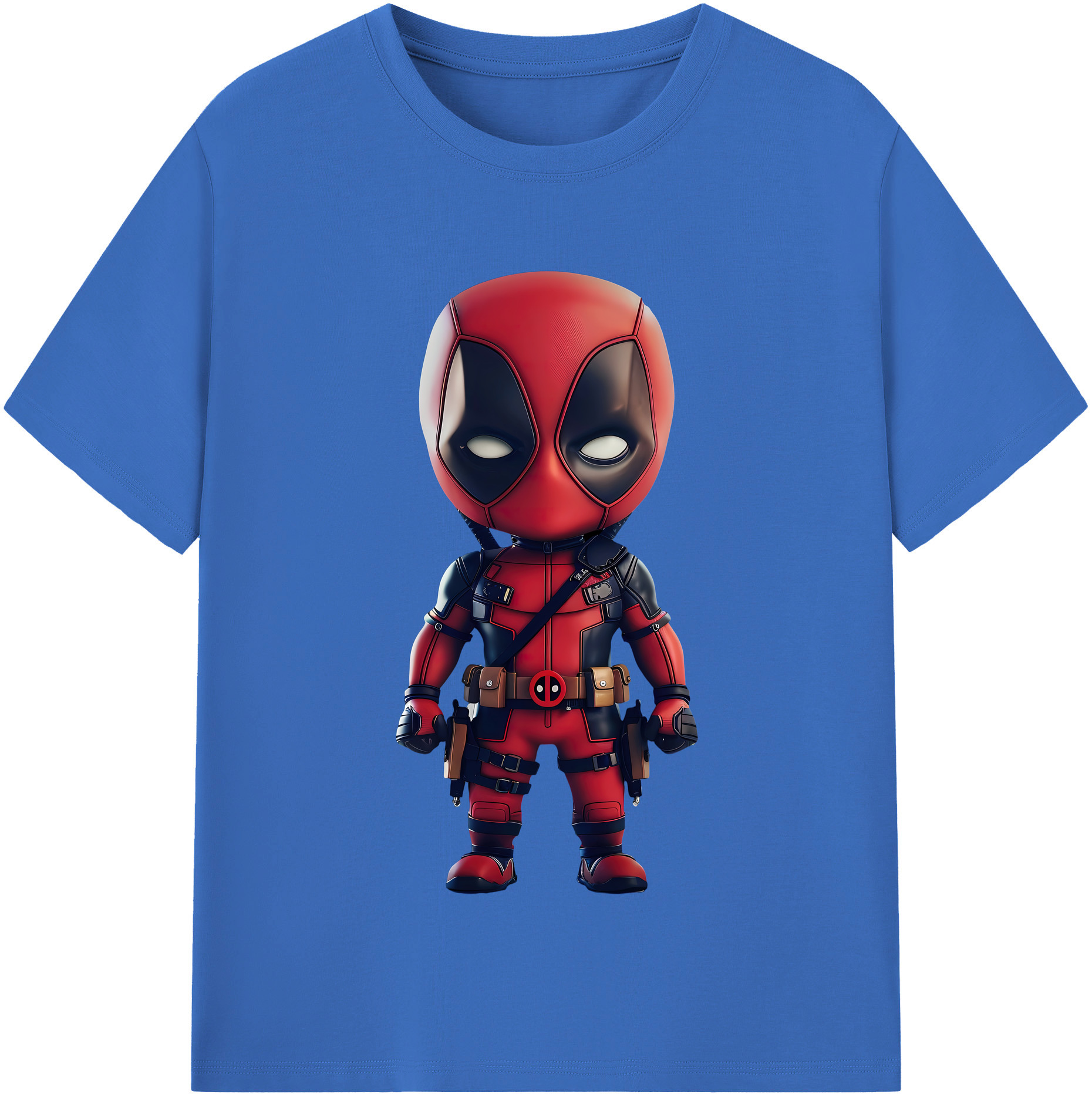 （画像用） Deadpool デッドプール 綿100％半袖Tシャツ（フロントプリント）
