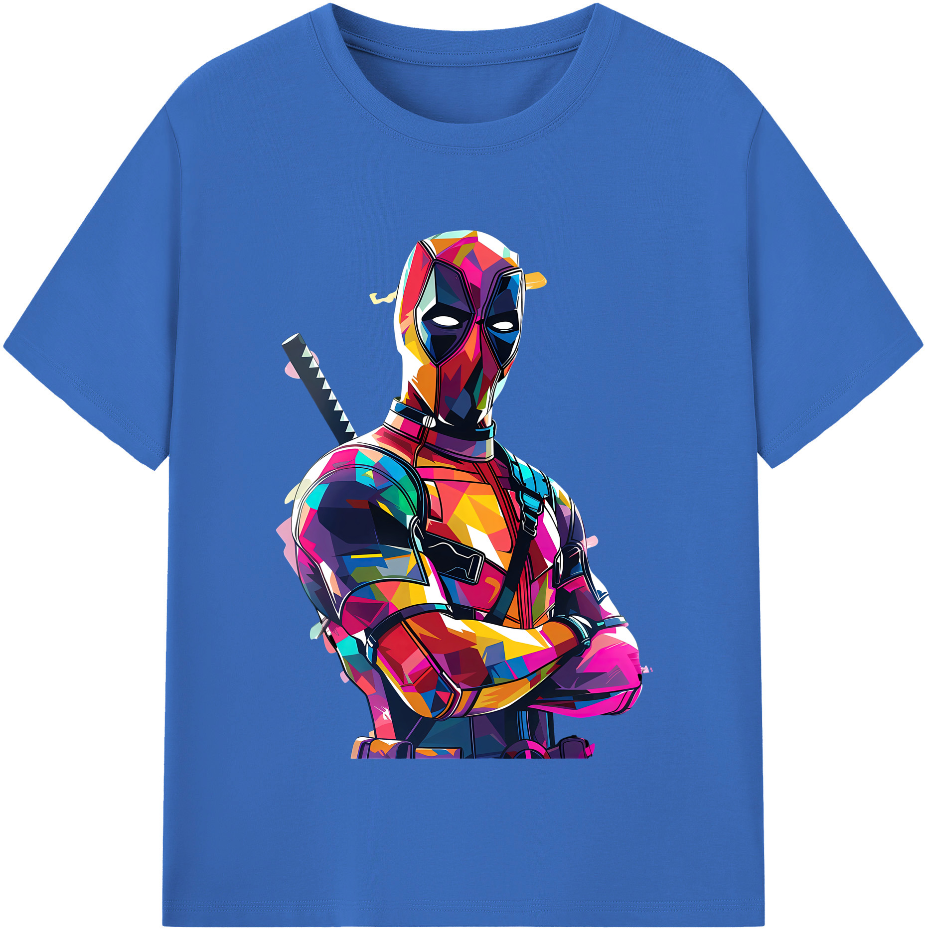 （画像用） Deadpool デッドプール 綿100％半袖Tシャツ（フロントプリント）
